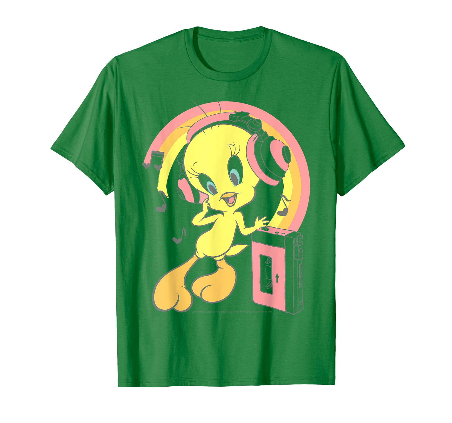Looney Tunes Tweety Bird Music Rainbow T-Shirt