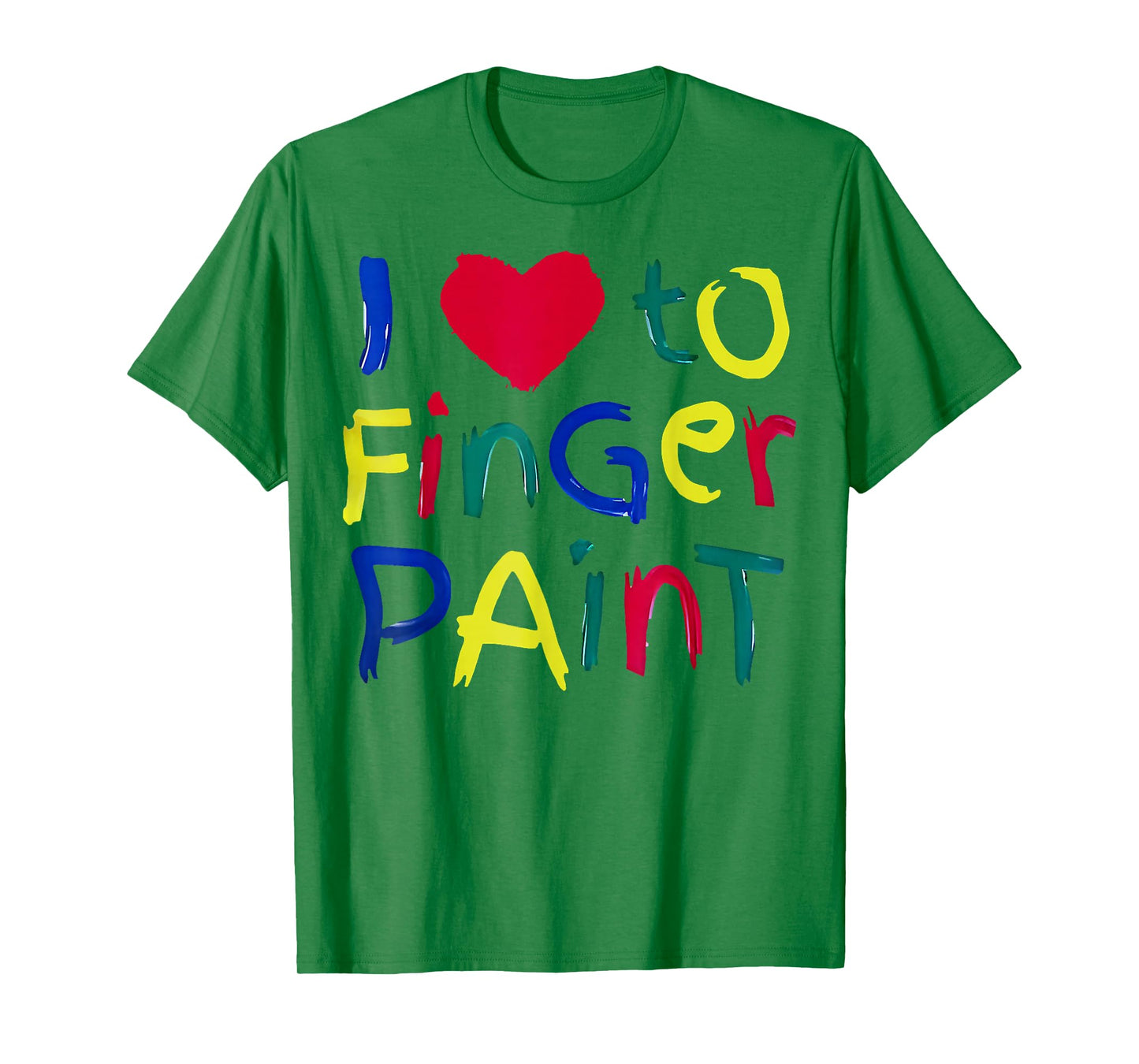 I Heart Love To Finger Paint I'm Paint Cute Couple Valentine T-Shirt