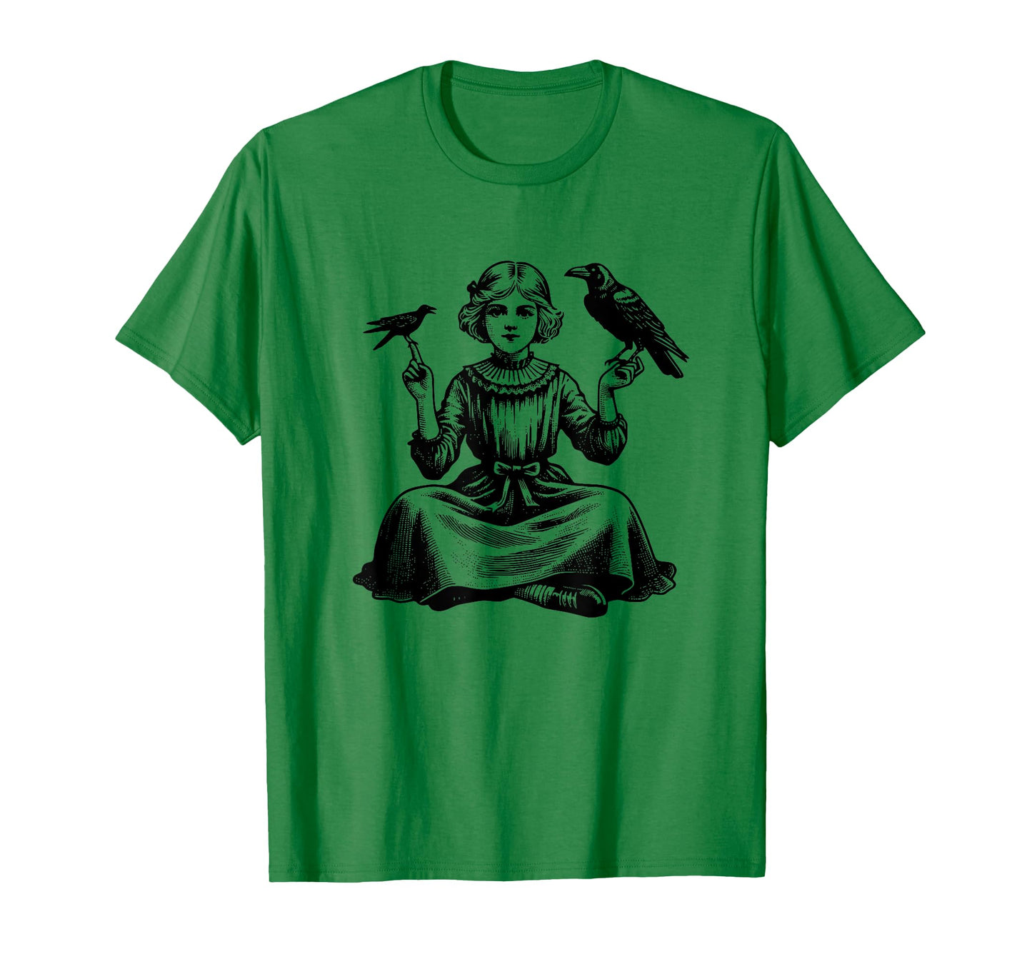Vintage Crow, Vintage Raven Design for Crow and Raven Lovers T-Shirt