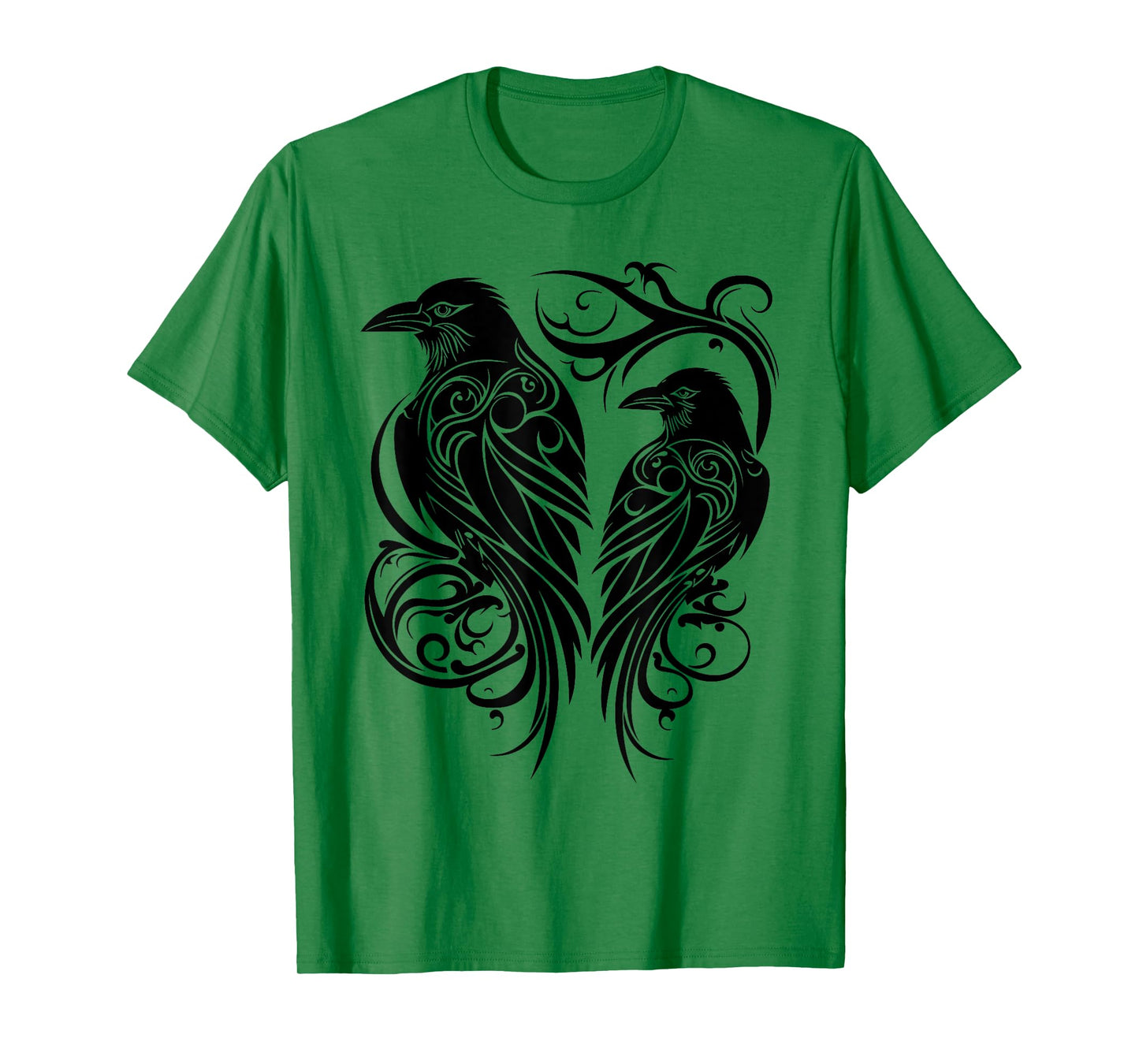 Odins Raven Norse Mythology Viking Birds Celtic Knots Asgard T-Shirt
