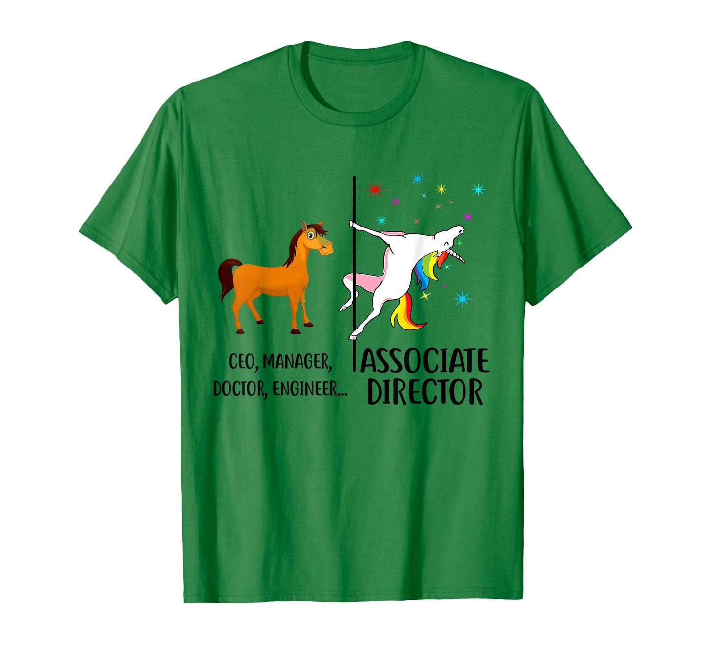 Unicorn Associate Director T-shirt Funny Job Title T-Shirt
