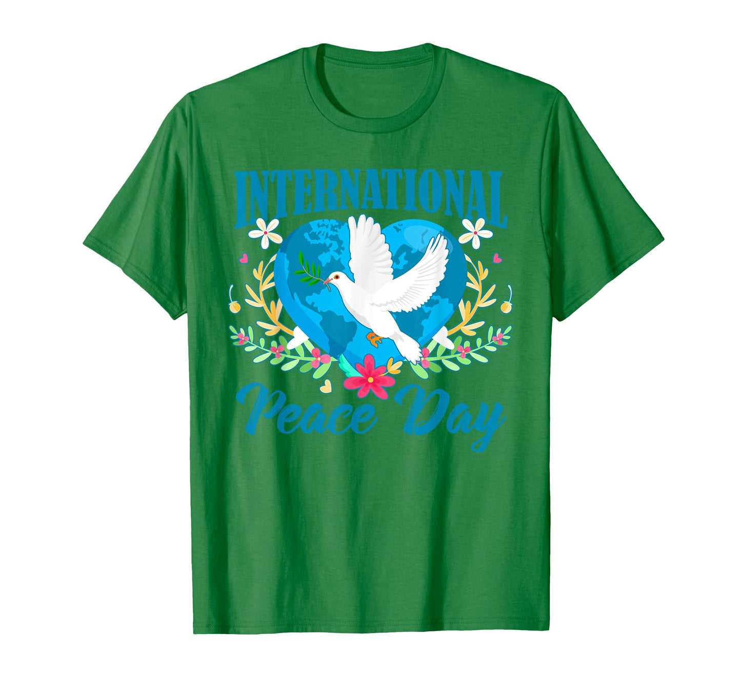 Funny Peace Bird World Peace Day International Day Of Peace T-Shirt