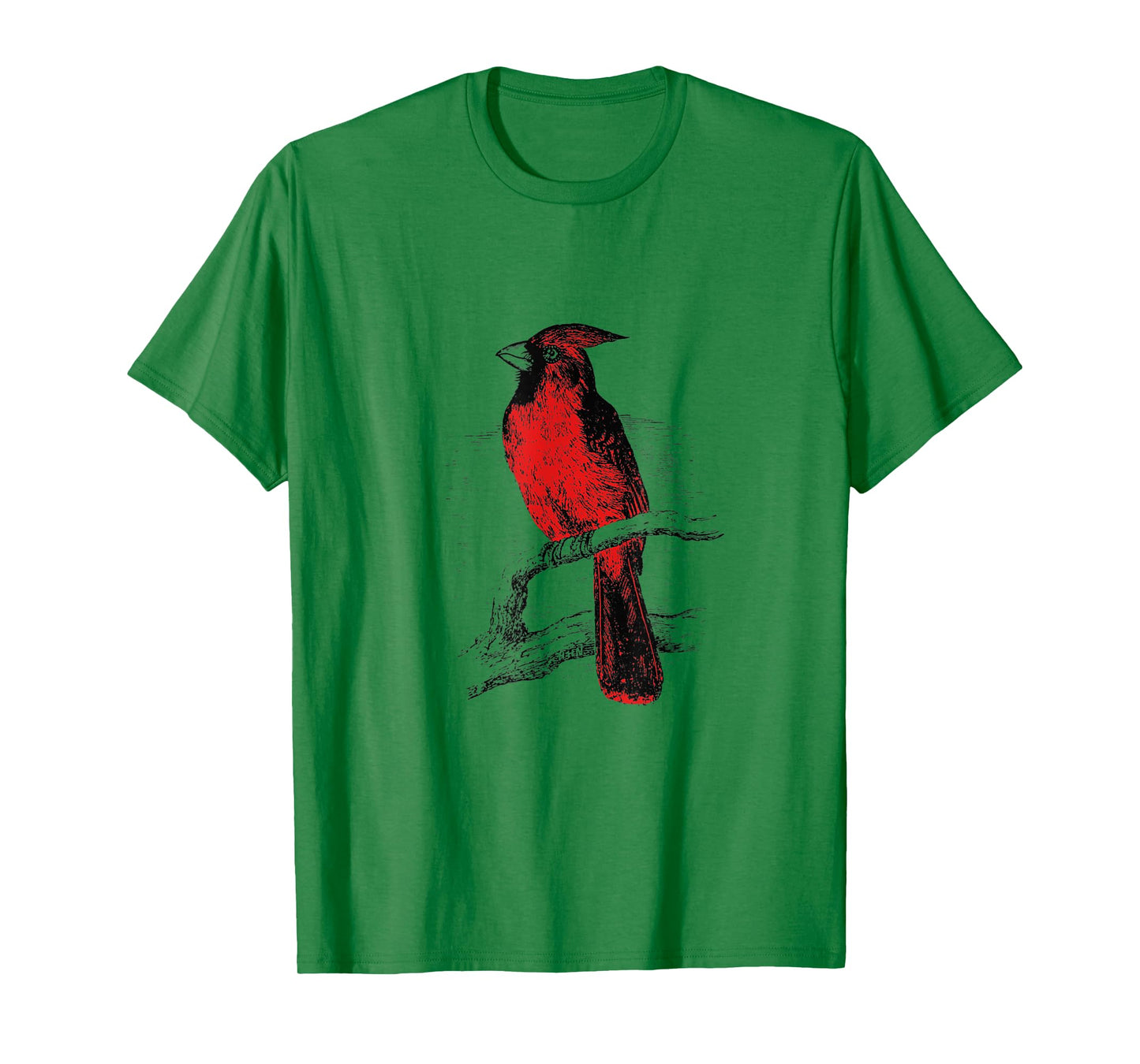 Red Cardinal Bird love bird watching Vintage T-Shirt