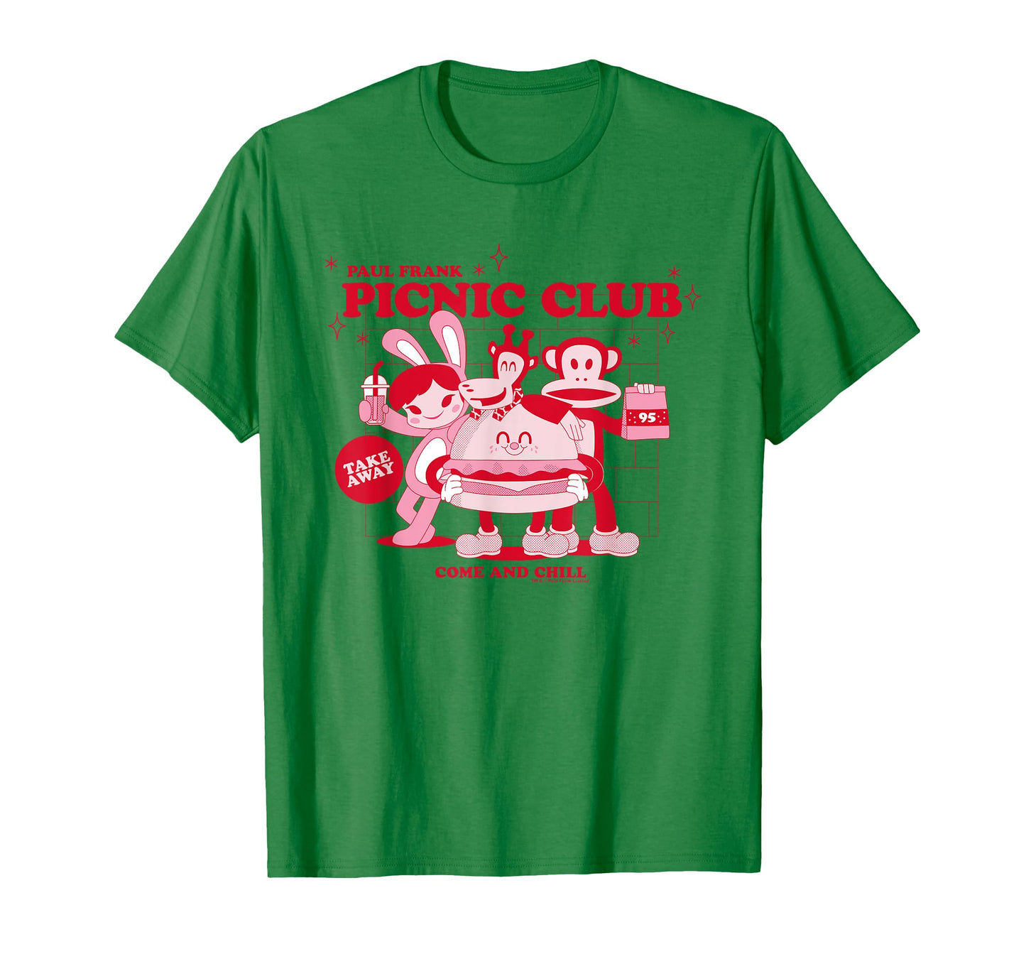 Paul Frank Diner Picnic Club Takeaway Julius Monkey & Co T-Shirt