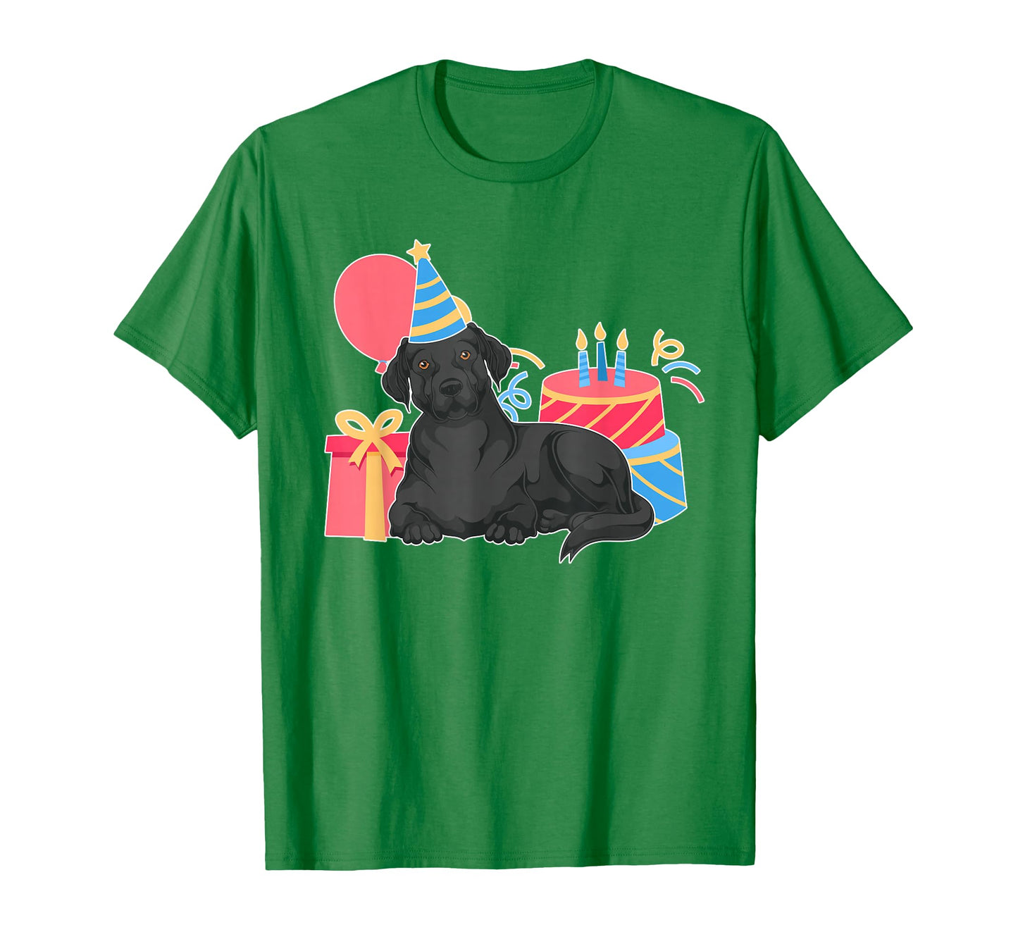Black Labrador Lover Dog Owner Kids Birthday Party Black Lab T-Shirt