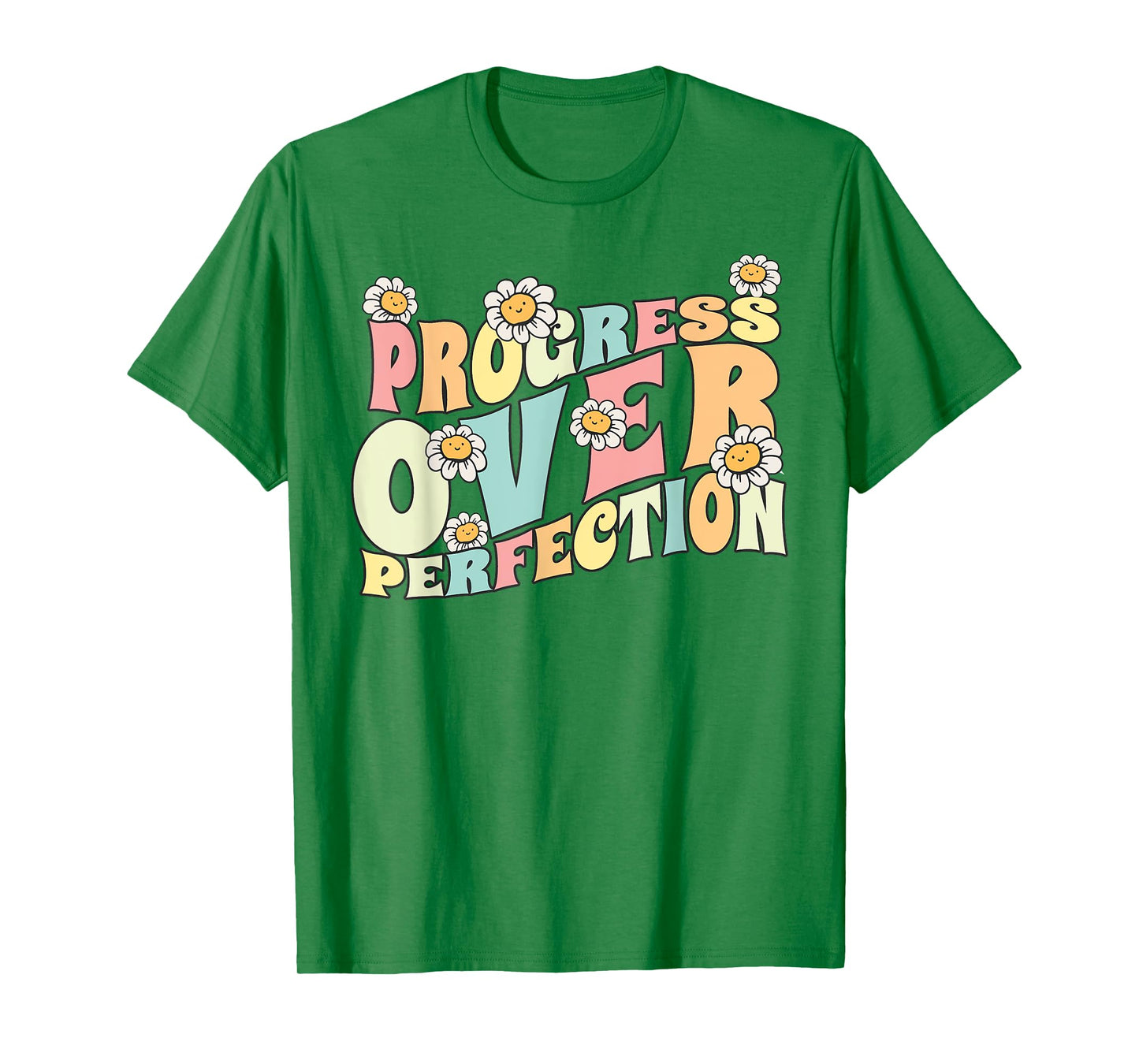 Progress Over Perfection Back to School Teacher and Kids T-Shirt