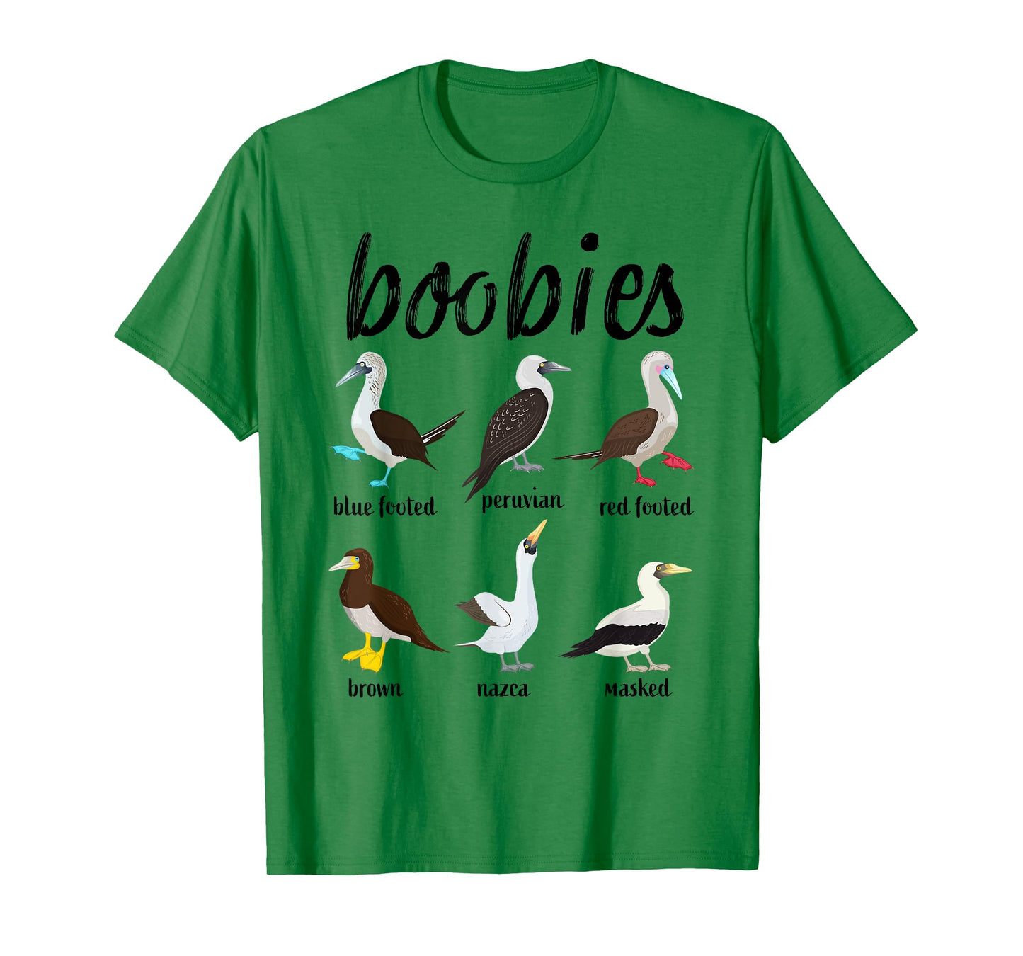 Booby Birds Funny Boobies Funny Fathers Day Mens T-Shirt