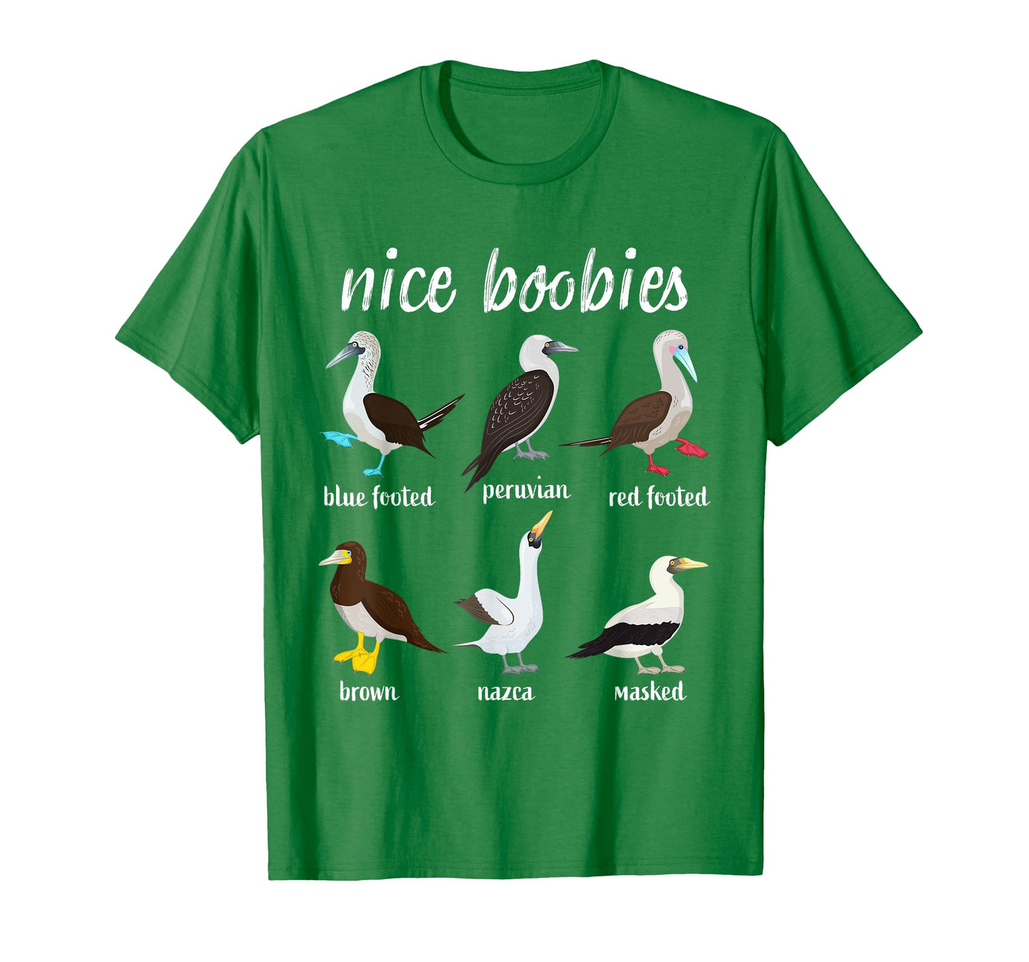 Booby Birds Funny Nice Boobies Galapagos Islands Wildlife T-Shirt