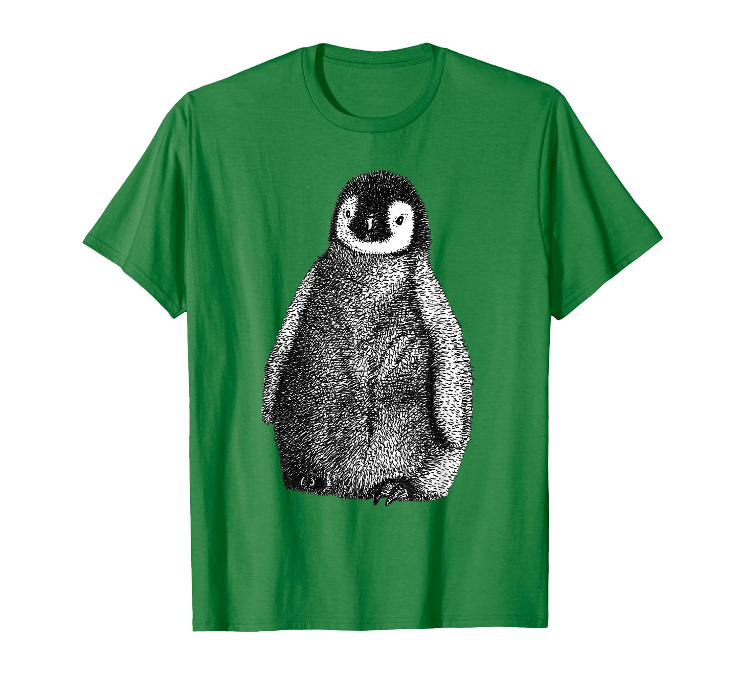 Cute Baby Emperor Penguin Illustration T-Shirt