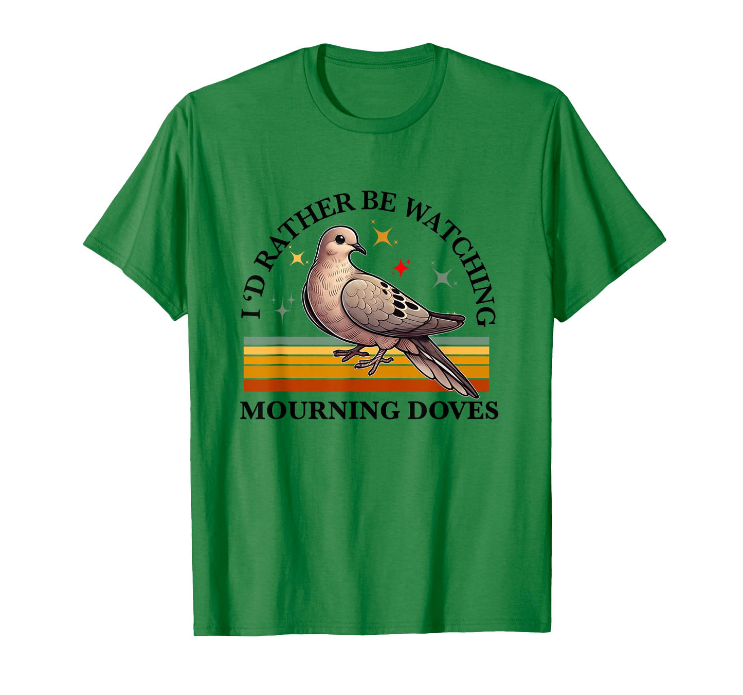 Mourning Dove Retro Vintage Bird Lover Women Men Girl Boys T-Shirt
