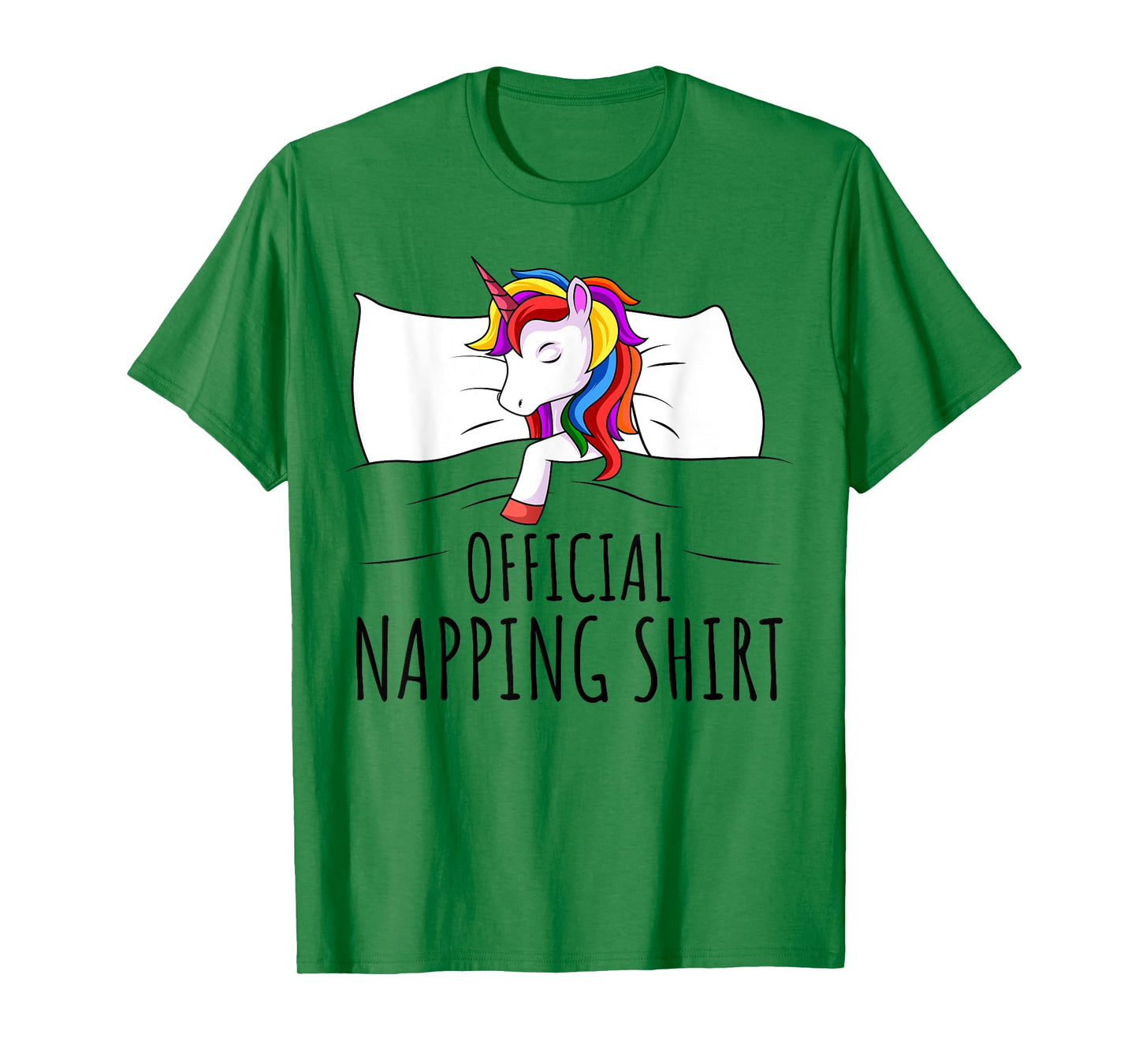 Sleeping Unicorn Girls Women Official Napping T-Shirt