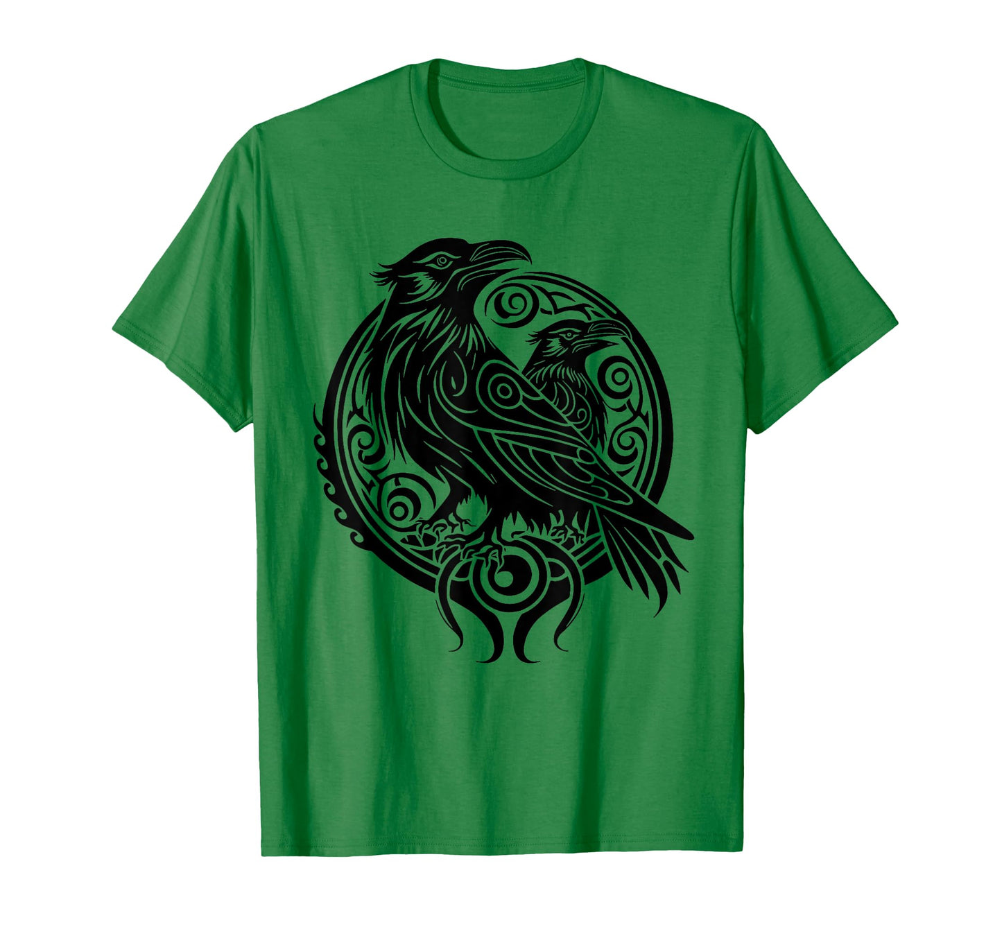 Odins Raven Norse Mythology Viking Birds Celtic Knots Asgard T-Shirt