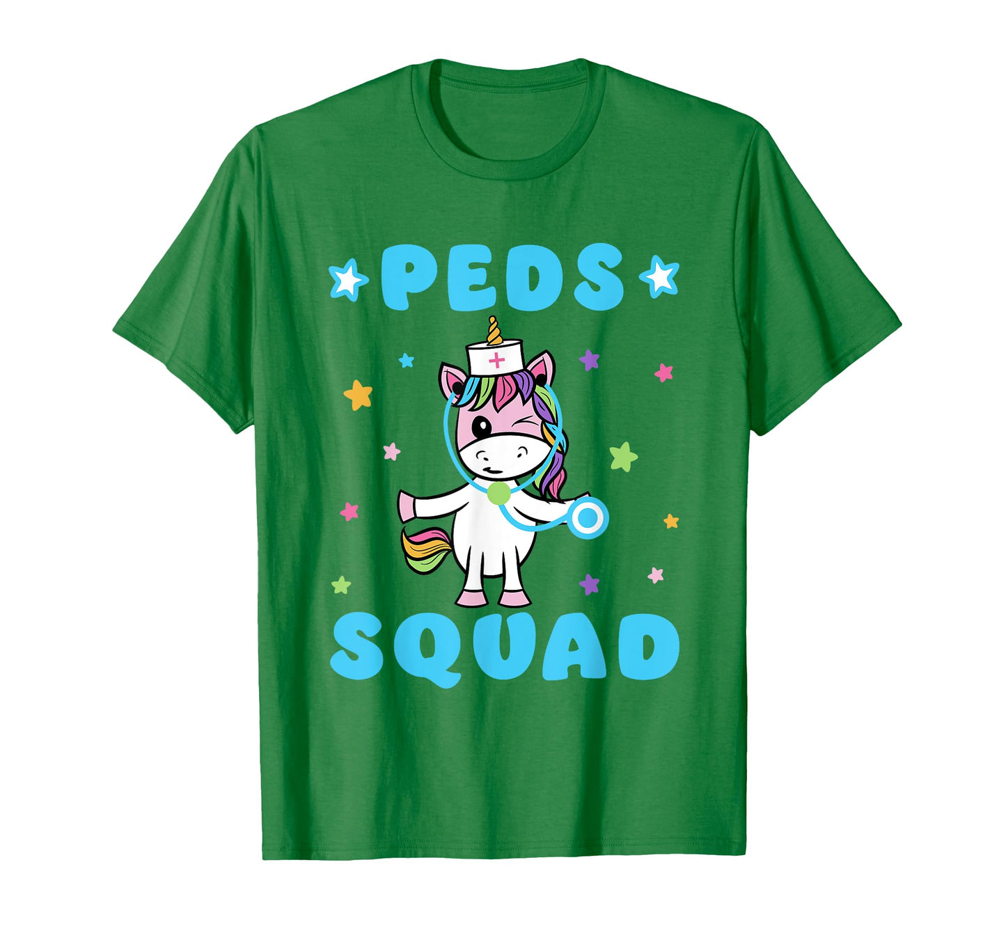 Peds Squad Pediatric Nurse - Funny Unicorn Stethoscope T-Shirt