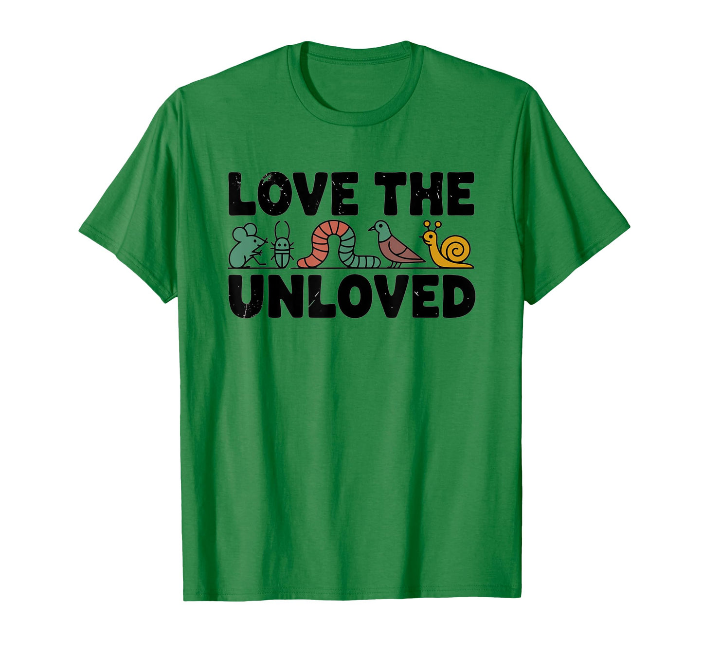 Love The Unloved Cute Insect Mouse Snail Worm Frog Bird T-Shirt