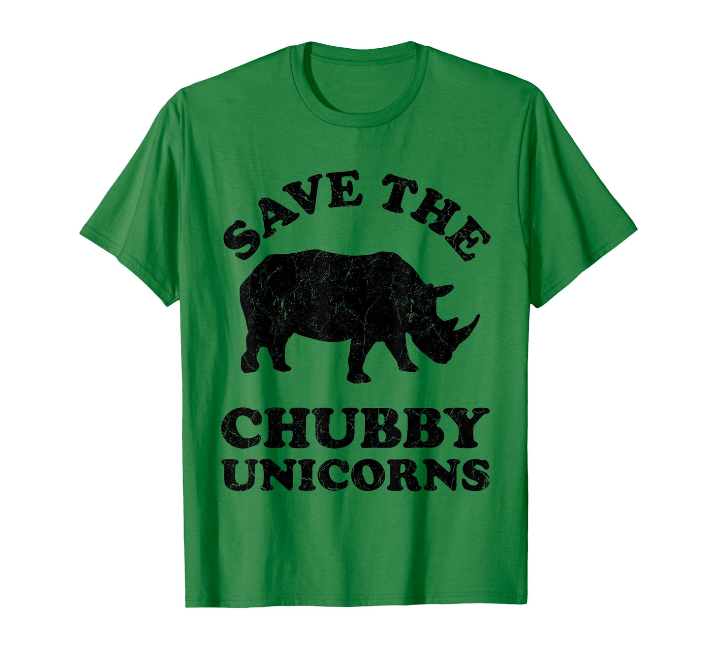 Save The Chubby Unicorns Rhino Funny Animal Rights Activists T-Shirt
