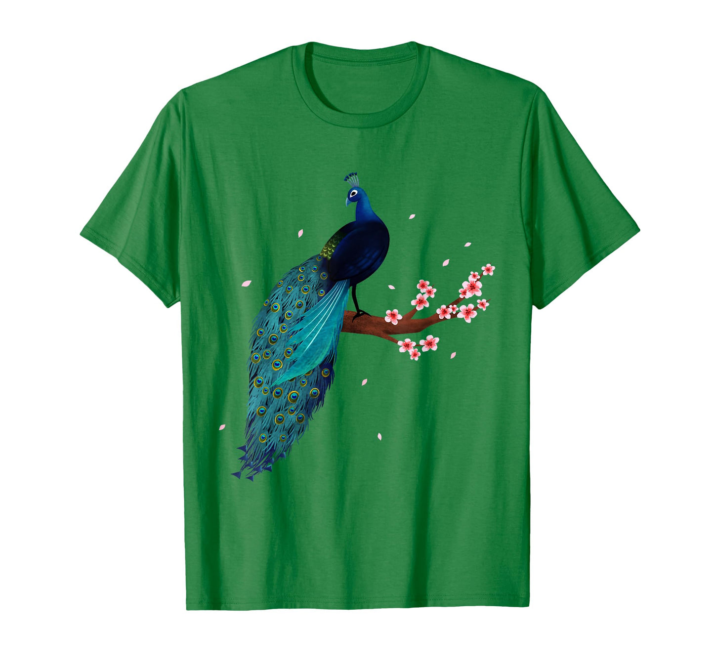Vintage Peacock Japanese Beauty Bird Flower Gift T Shirt T-Shirt