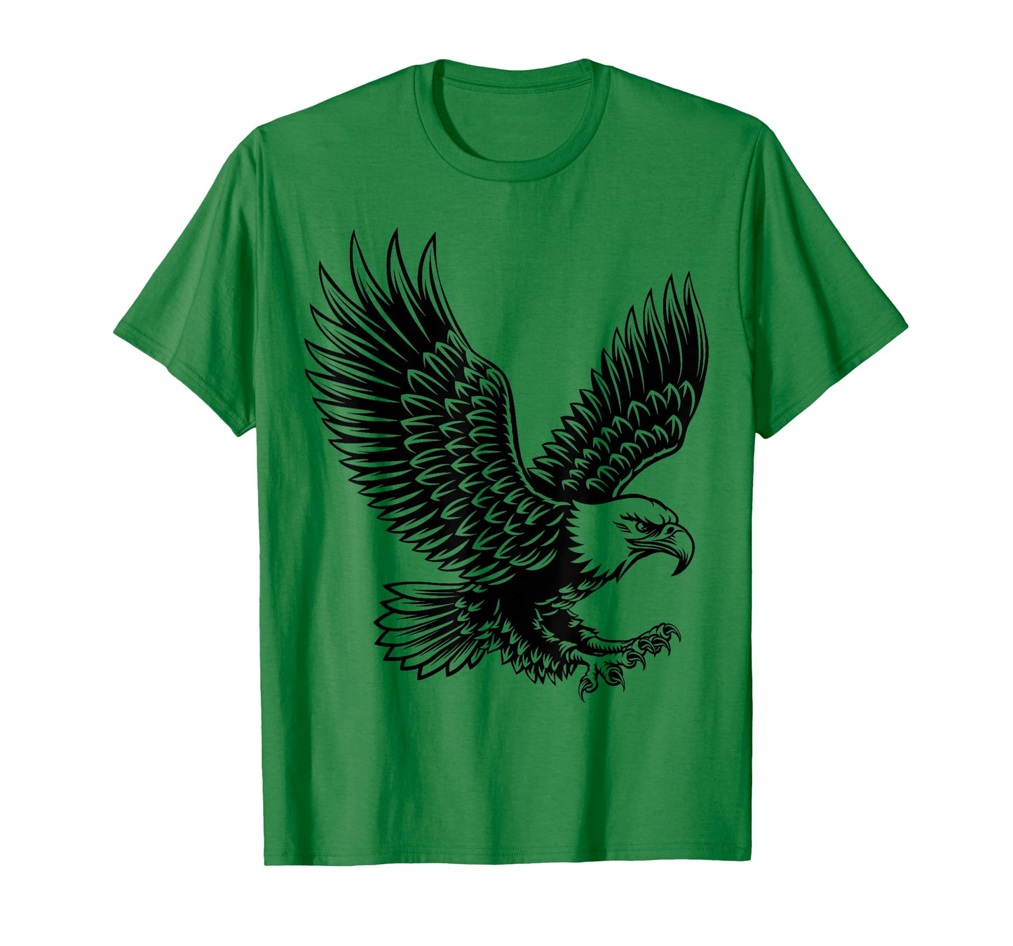 Bald Eagle Bird Wings Spread Flying T-Shirt