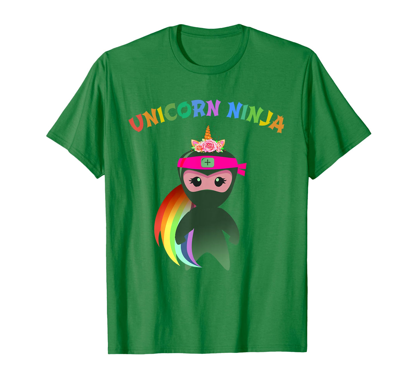 Funny Unicorn Ninja Disguise Spy Girls Kids Teachers Squad T-Shirt