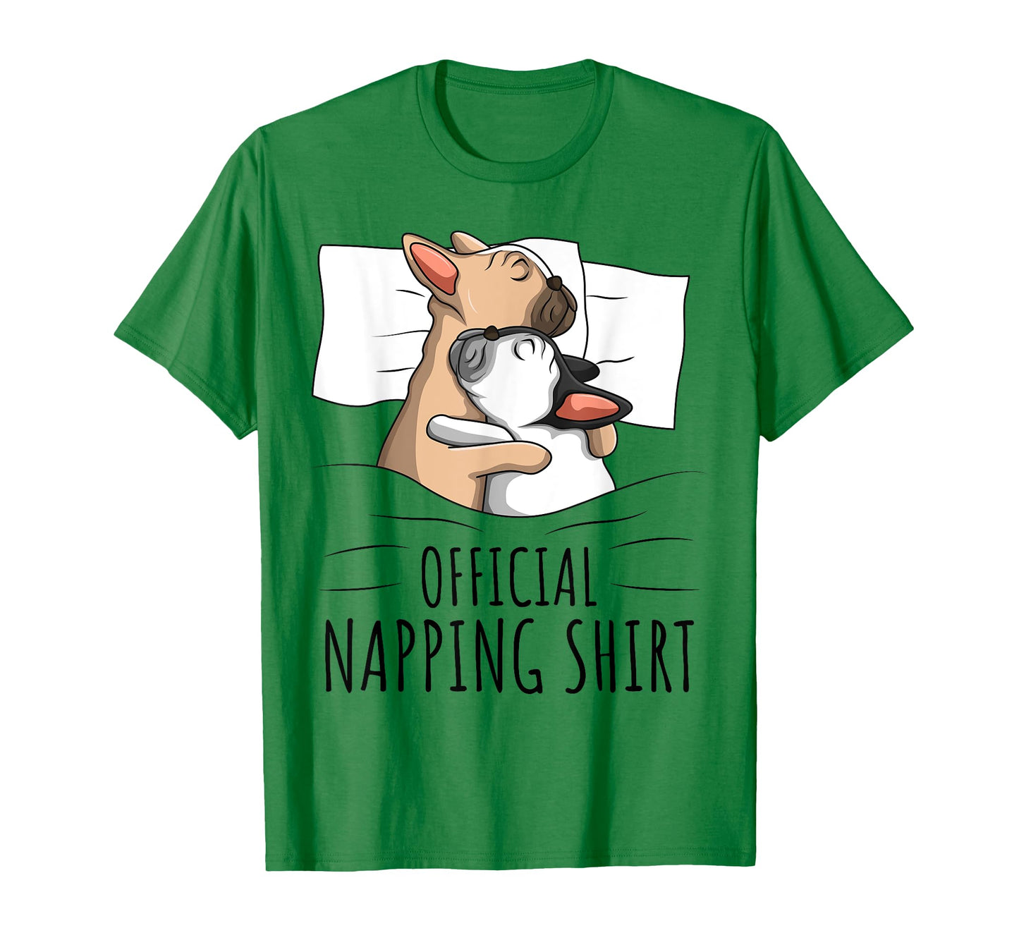 Sleeping French Bulldog Dog Official Napping T-Shirt