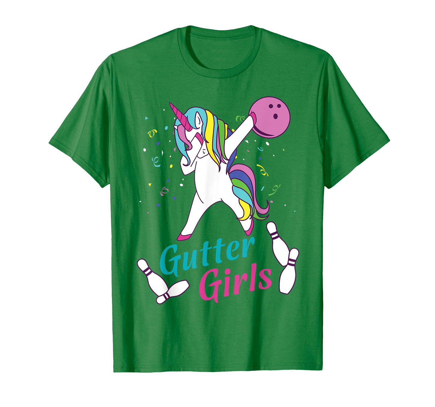 Gutter Girls Unicorn Bowling Team Shirt for Women T-Shirt T-Shirt