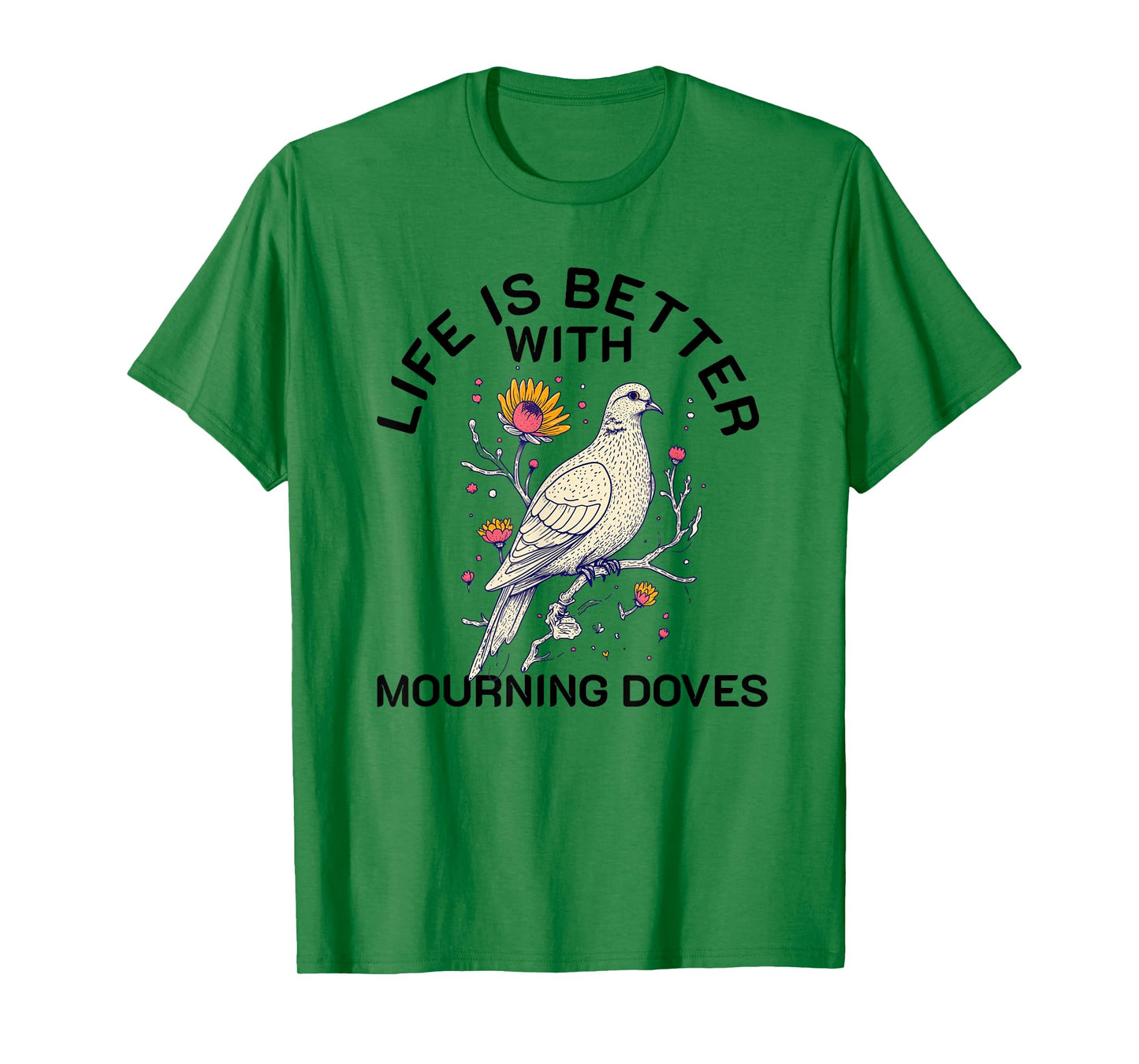 Mourning Dove Retro Vintage Bird Lover Women Men Girl Boys T-Shirt