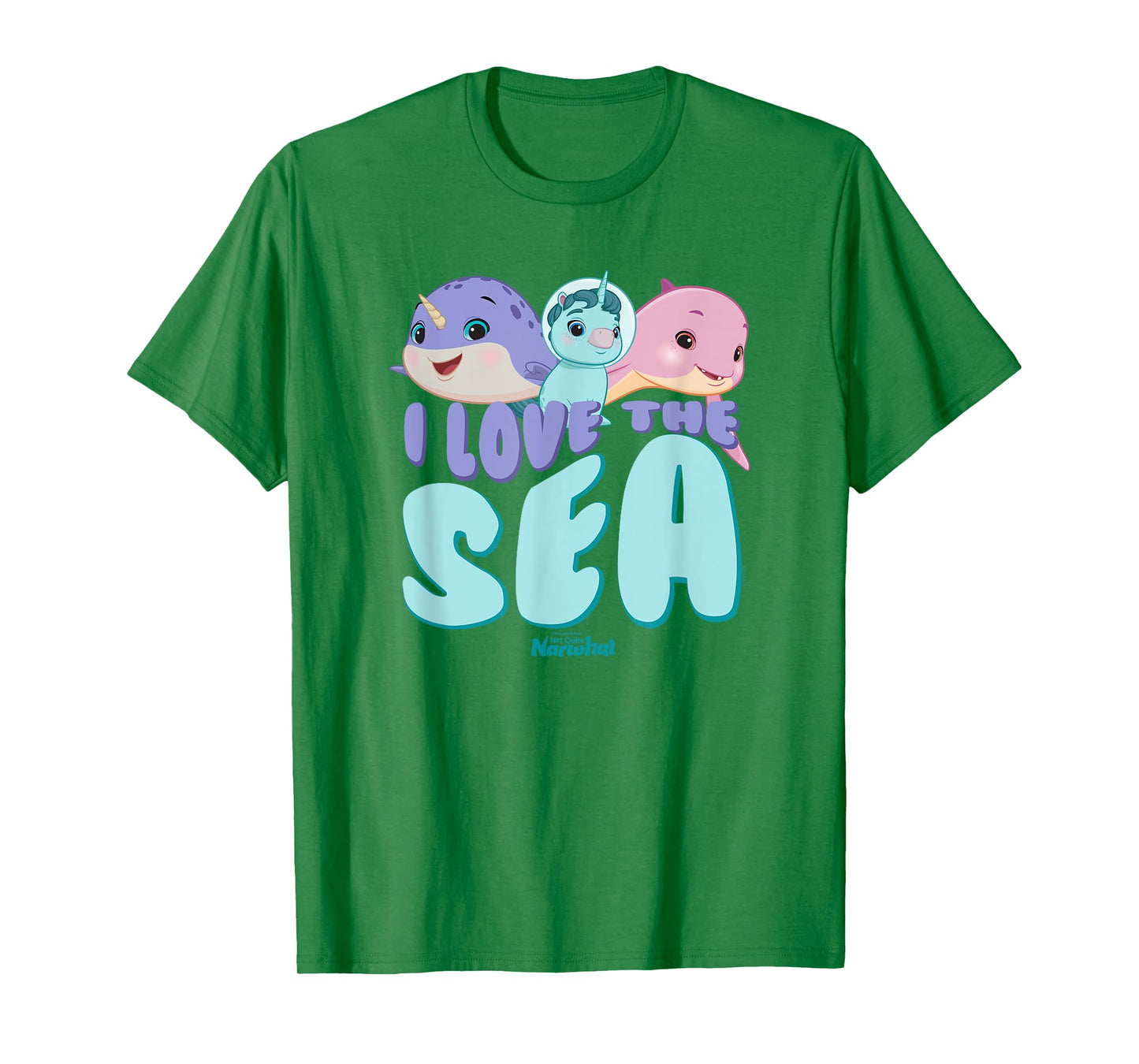 DreamWorks Not Quite Narwhal I Love the Sea T-Shirt
