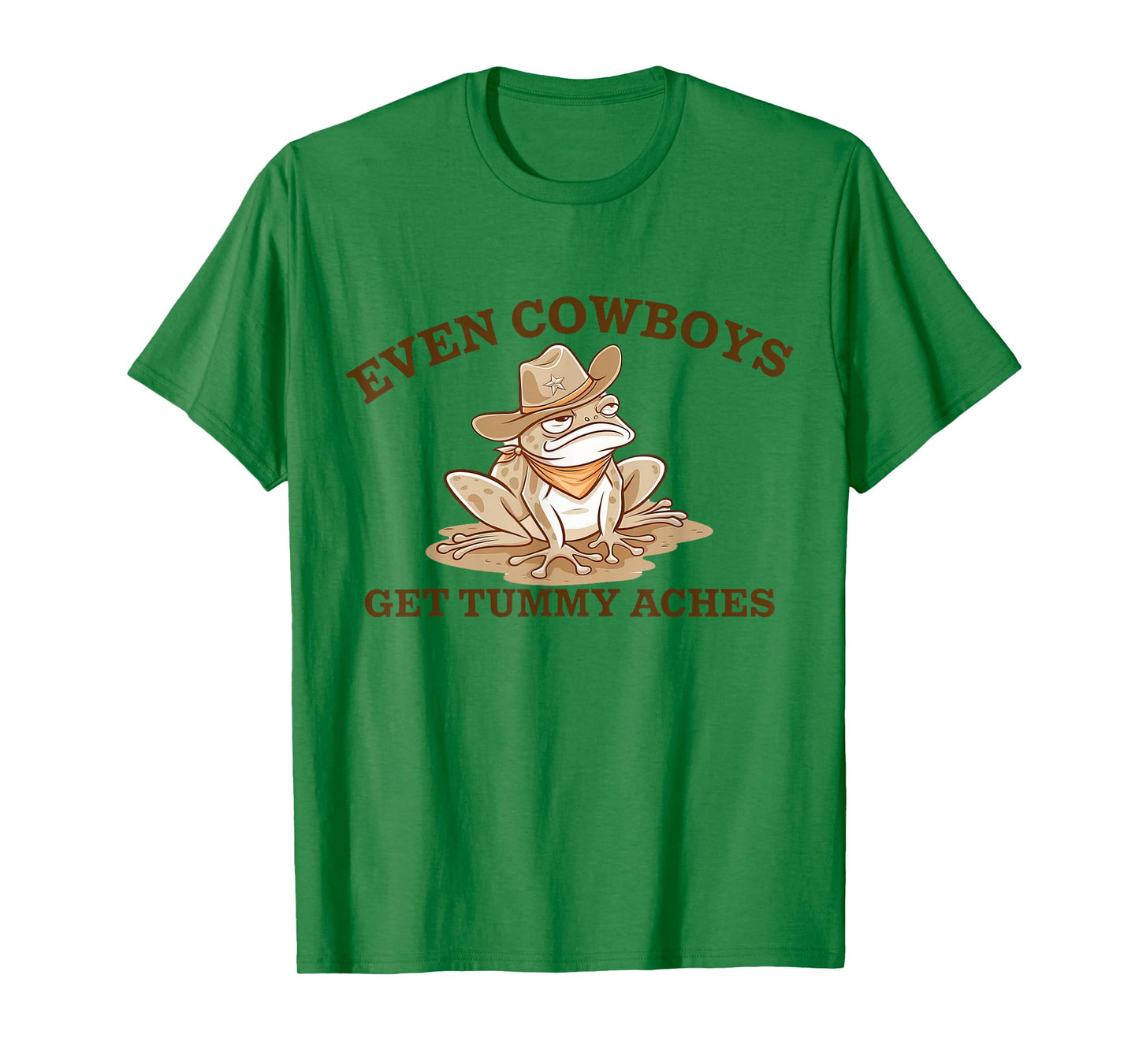 Stomach Ache Hurts Pun Even Cowboys Get Tummy Ache Survivor T-Shirt
