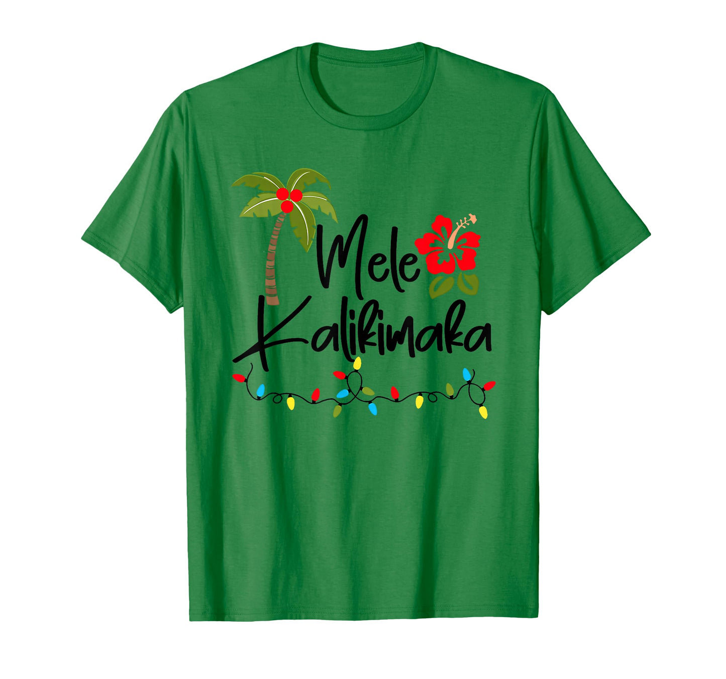 Mele Kalikimaka Tropical Christmas Hawaiian Xmas T-Shirt