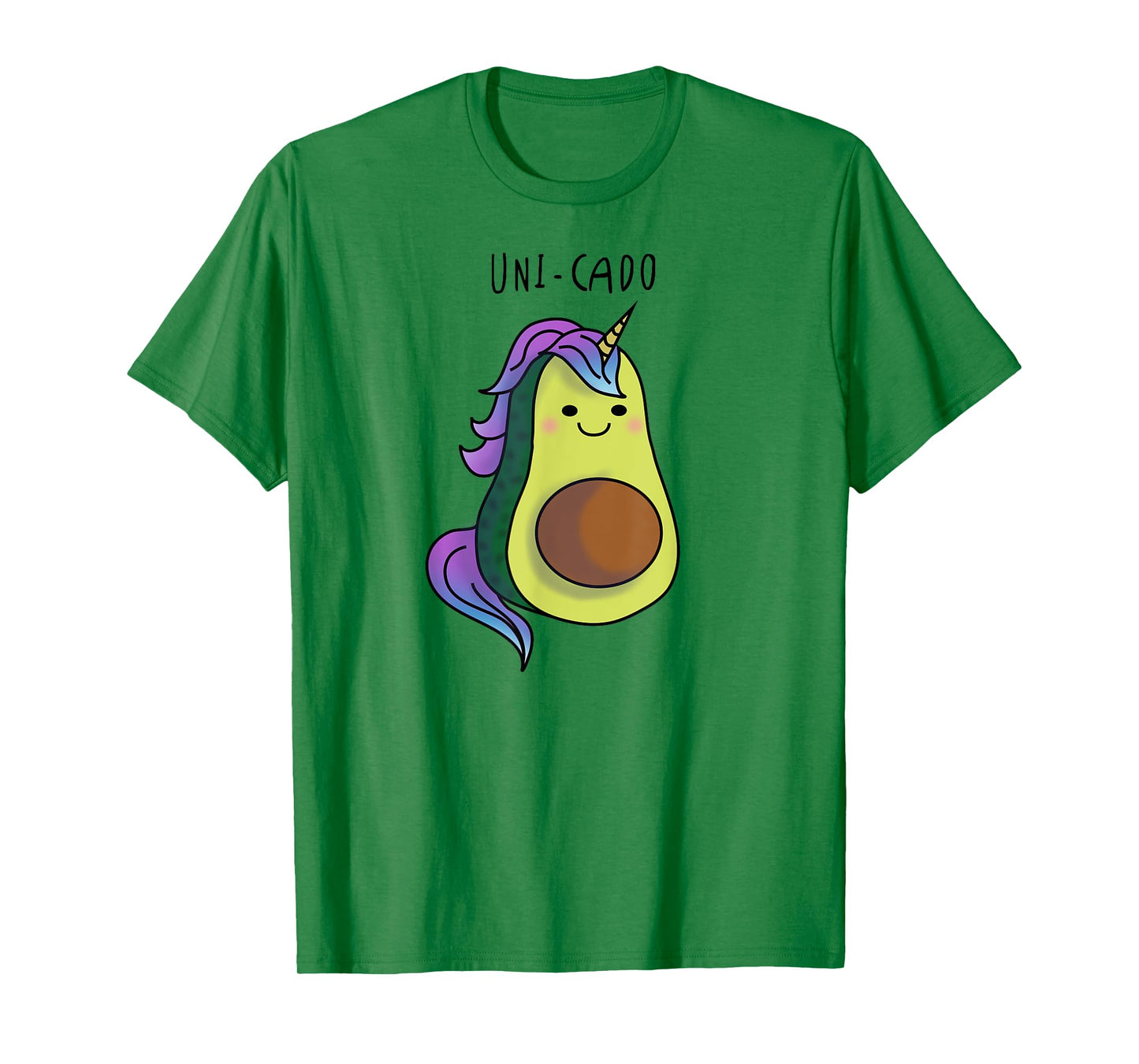 Uni Cado - Unicorn Avocado Vegan Birthday Christmas gift T-Shirt
