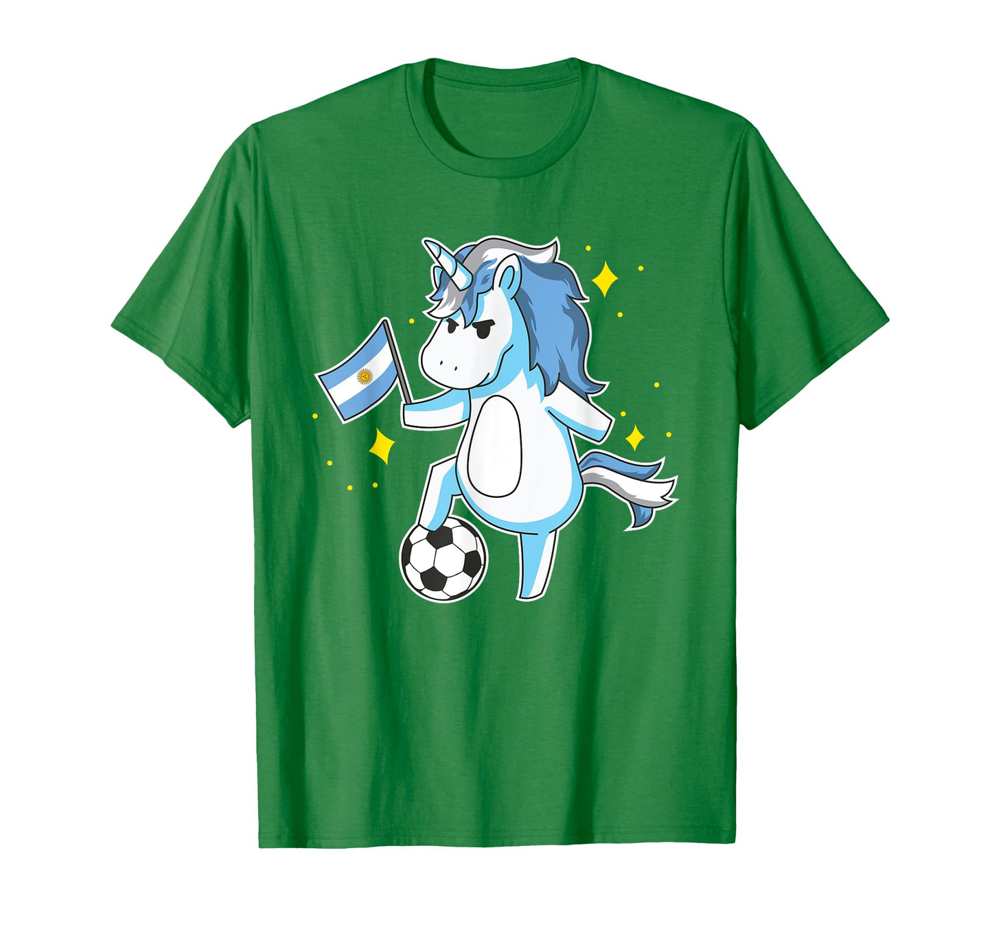 Soccer Unicorn Argentina Jersey Shirt Argentinian Football T-Shirt