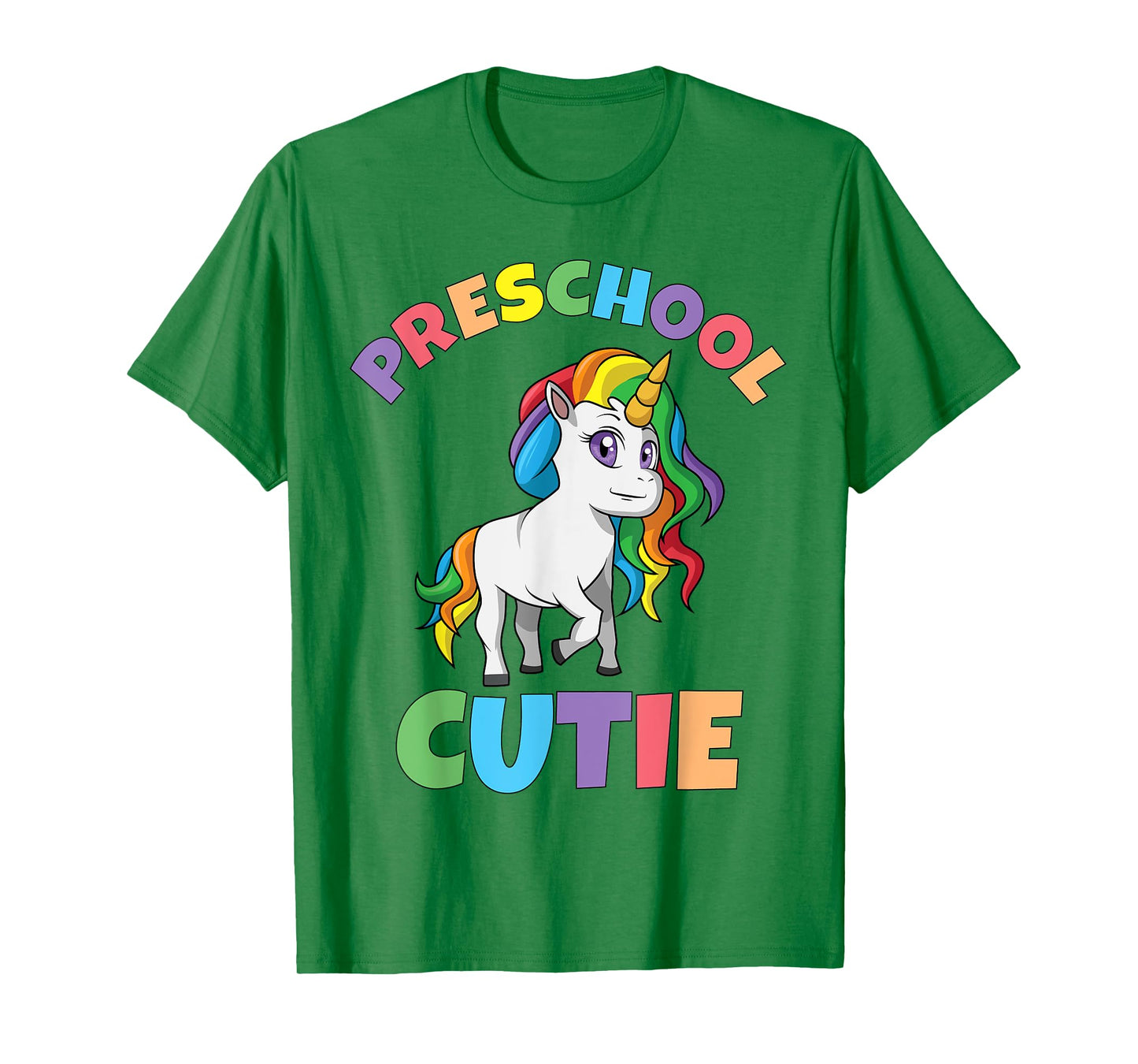 First Day of Preschool Girls Toddler Unicorn Preschool Cutie T-Shirt