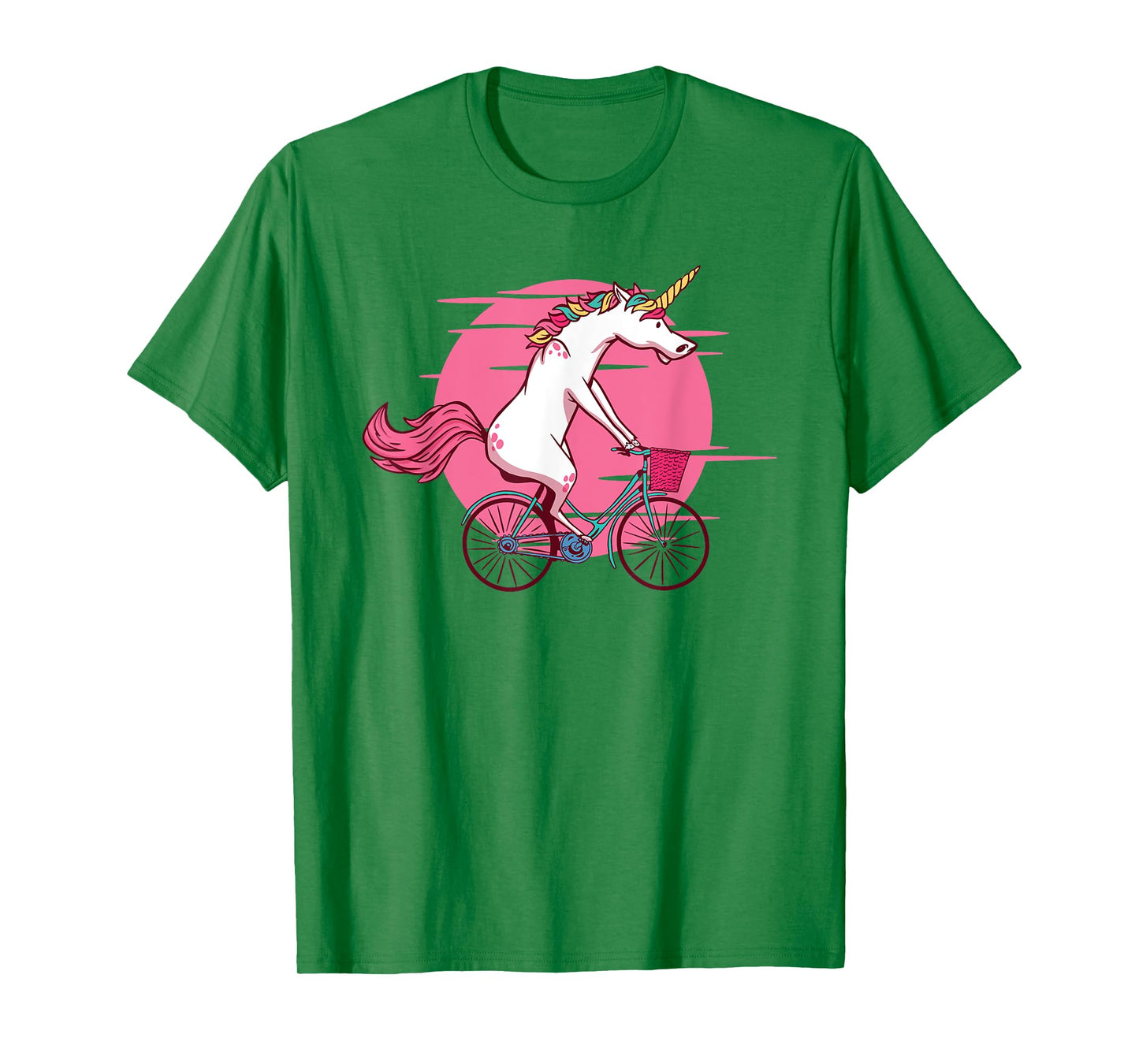 Funny Bicycle Unicorn Biker Bike Riding T-Shirt