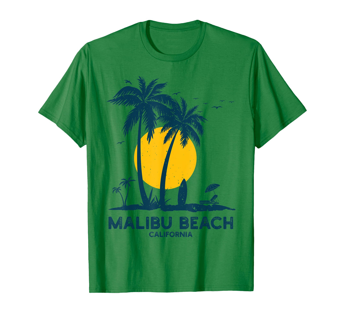 Malibu California Beach Summer Vacation Souvenir California T-Shirt for Men Women Girls Kids