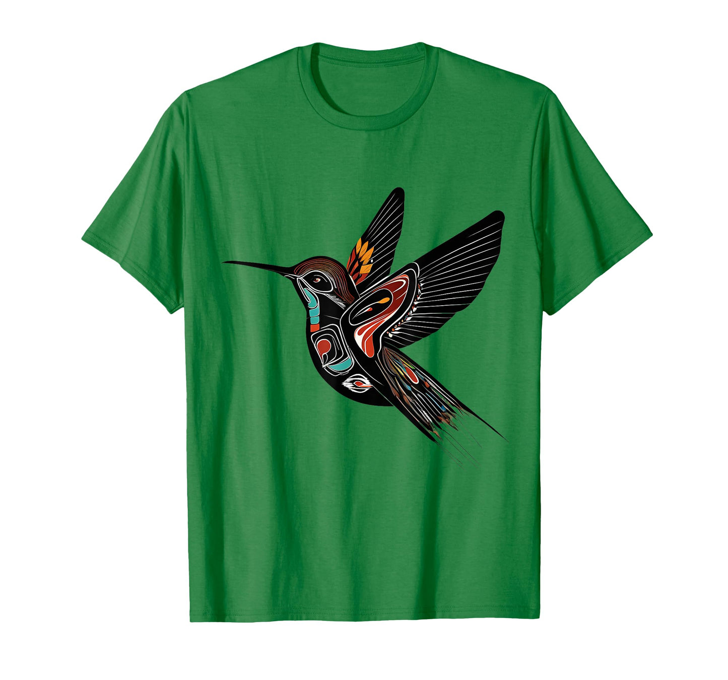 Native American Art - BIRD - Traditional Style Animal T-Shirt