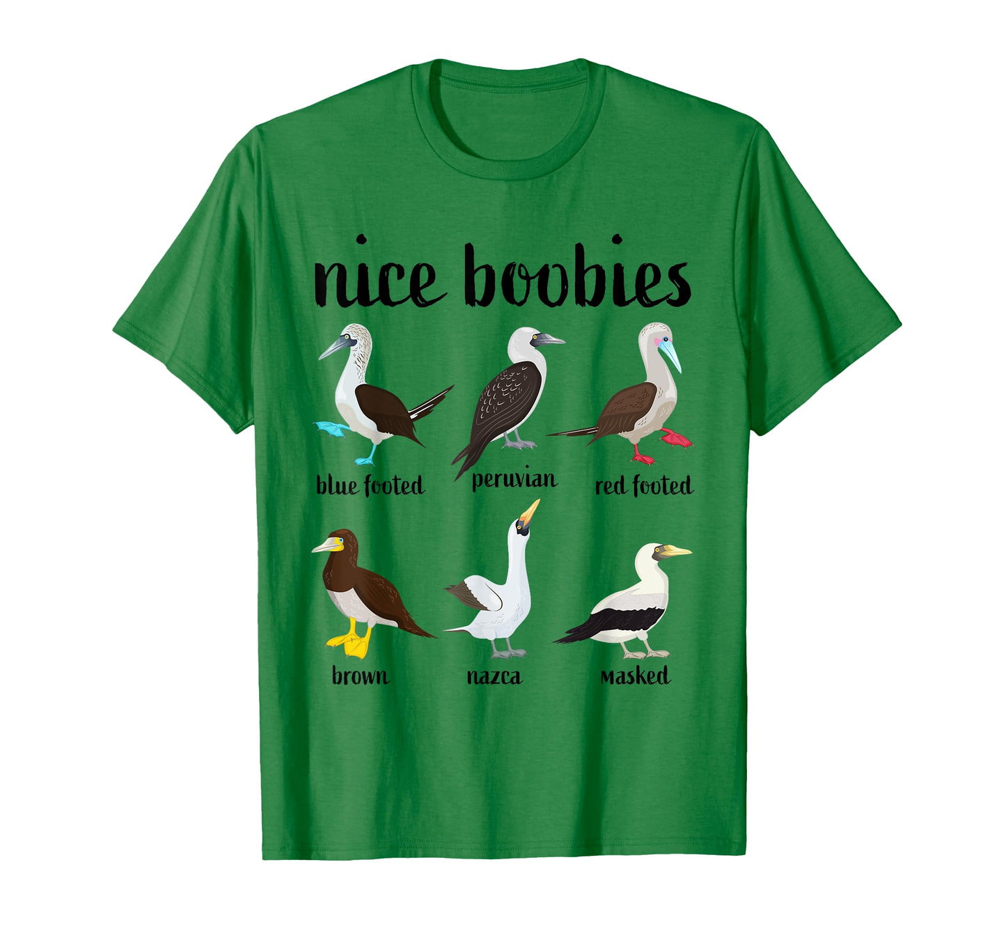 Funny Blue Booby Bird Nice Boobies T-Shirt