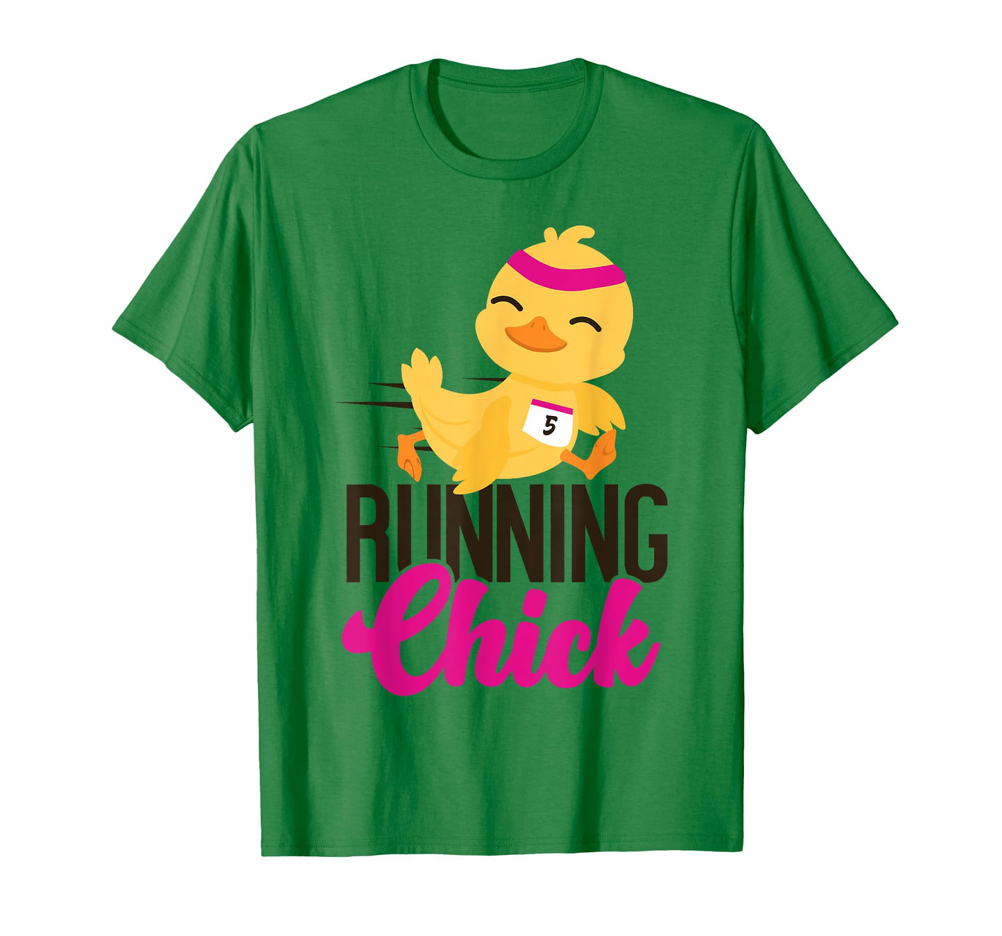 Running Runner Half Marathon Chicken Girl Running Chick T-Shirt
