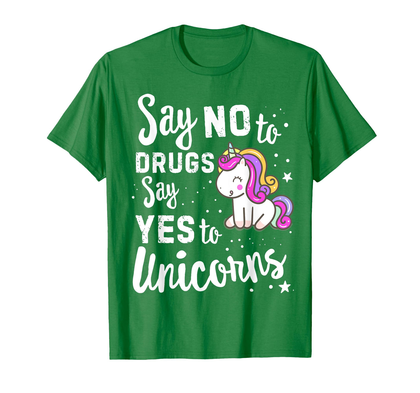Red Ribbon Week Say No To Say Yes To Unicorns Unicorn T-Shirt