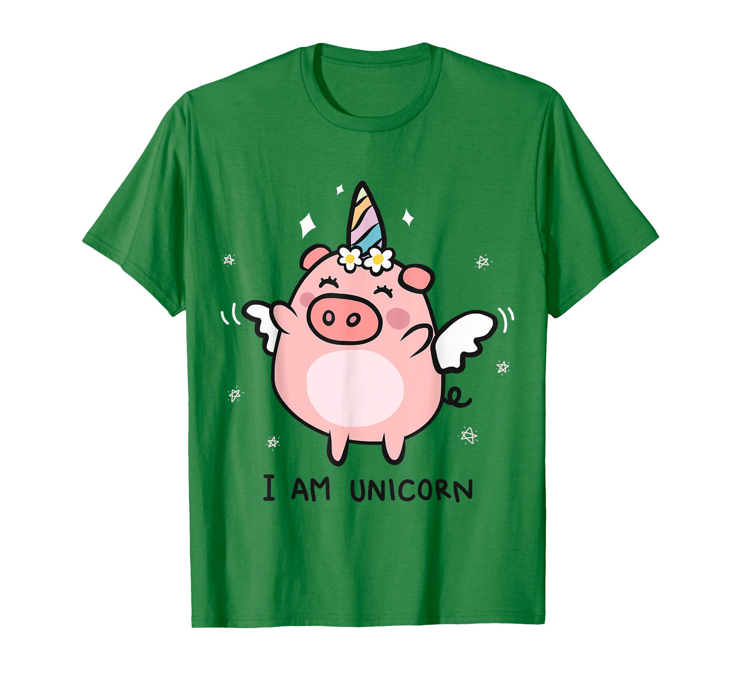 Cute Pigs Can Fly Unicorn Girls Tshirt Gift T-Shirt