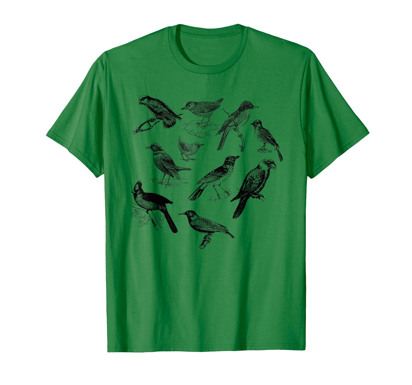 Bird Collection of Different Types T-shirt T-Shirt