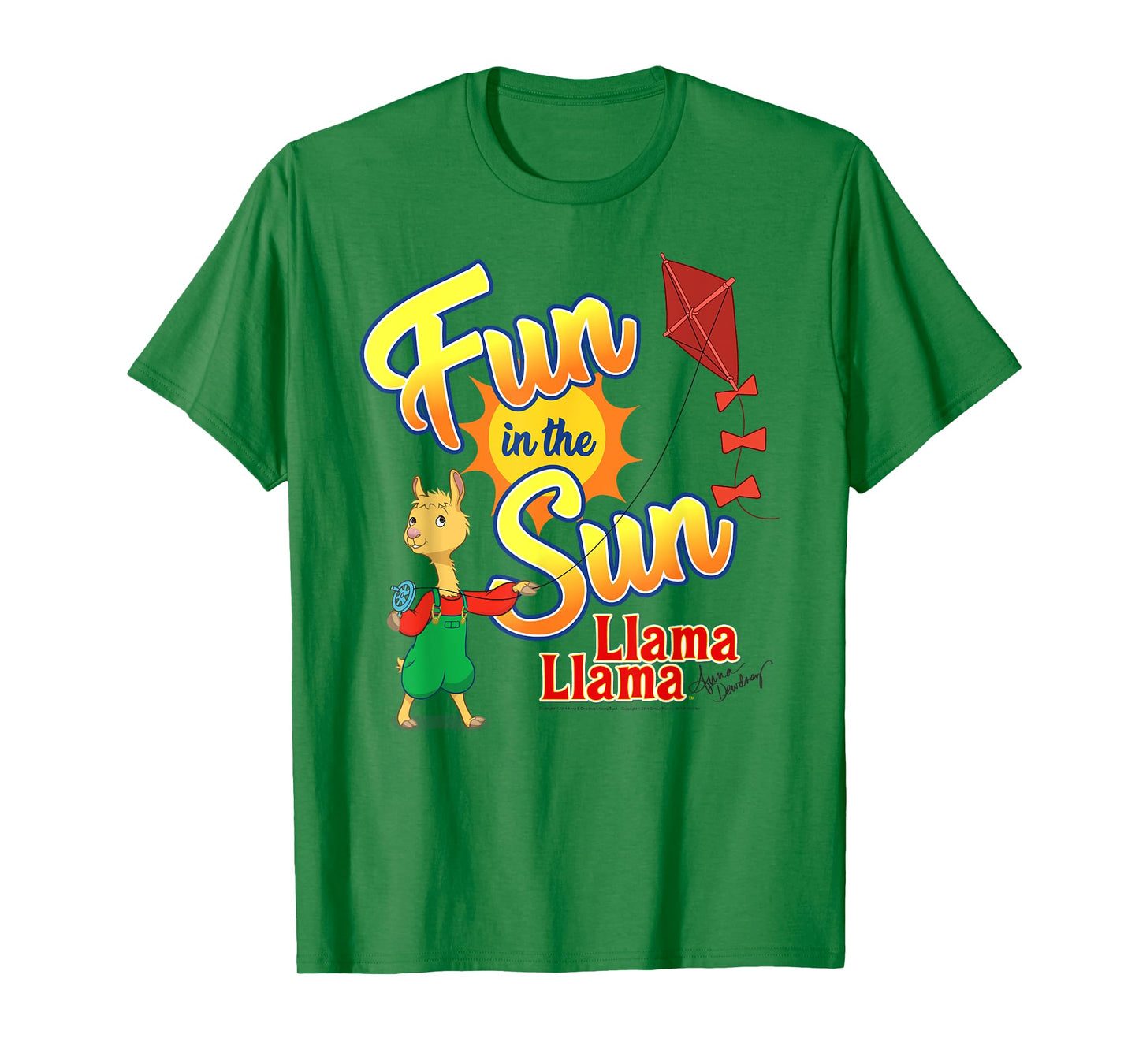 Llama Llama Red Pajama Netflix "Fun in the Sun" Tee Shirt T-Shirt