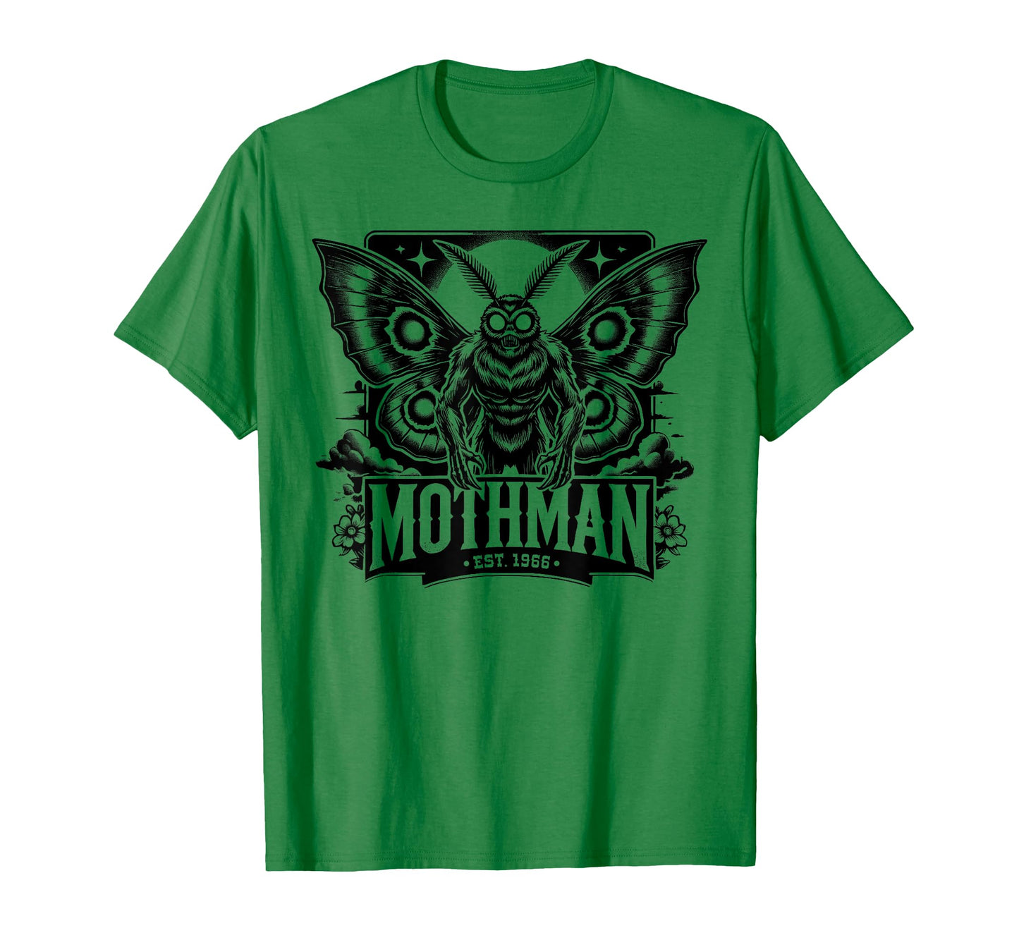 Mothman Research Team Cryptid Cryptozoology Moth Man Hunter T-Shirt