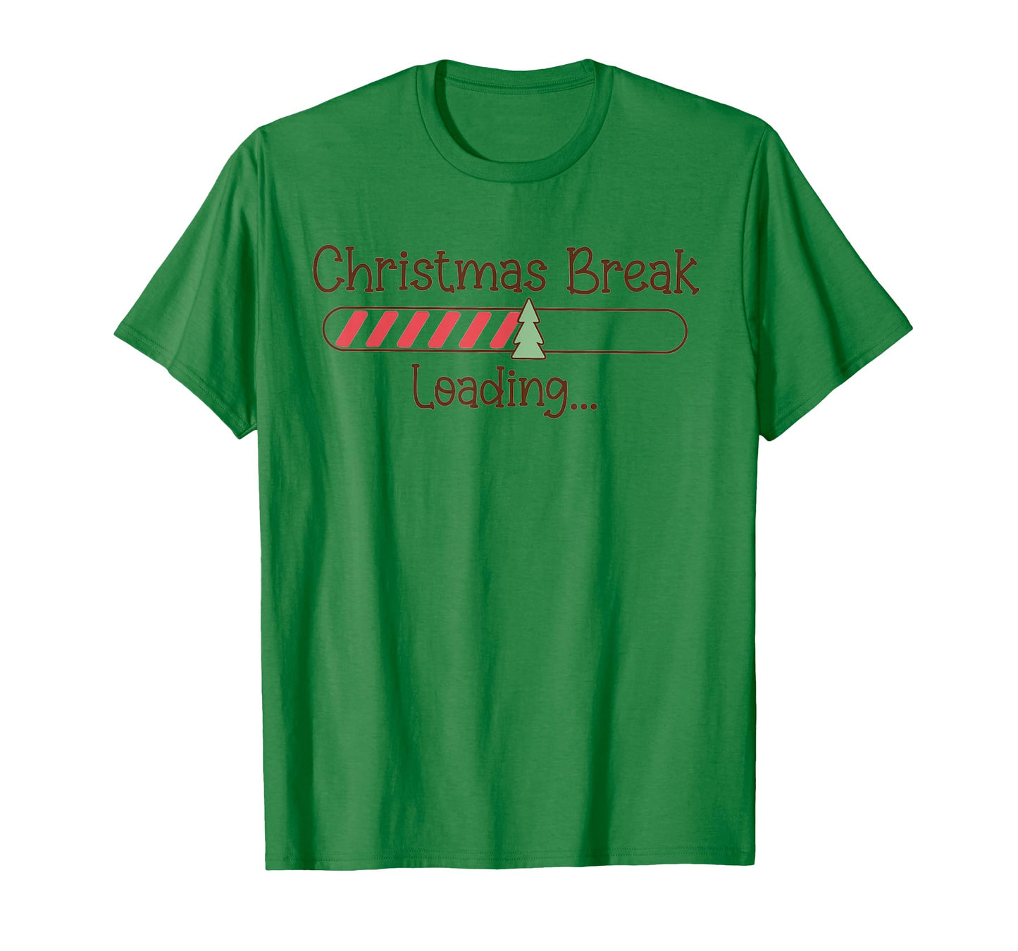 Christmas Break Loading Funny Christmas Teacher Educator T-Shirt