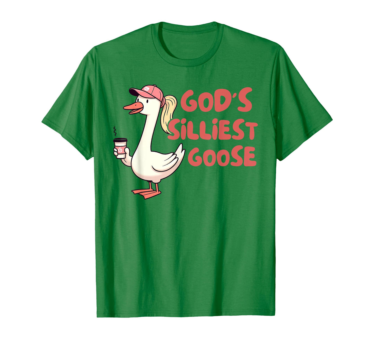 Silly Goose On The Loose Funny Farmer God's Silliest Goose T-Shirt