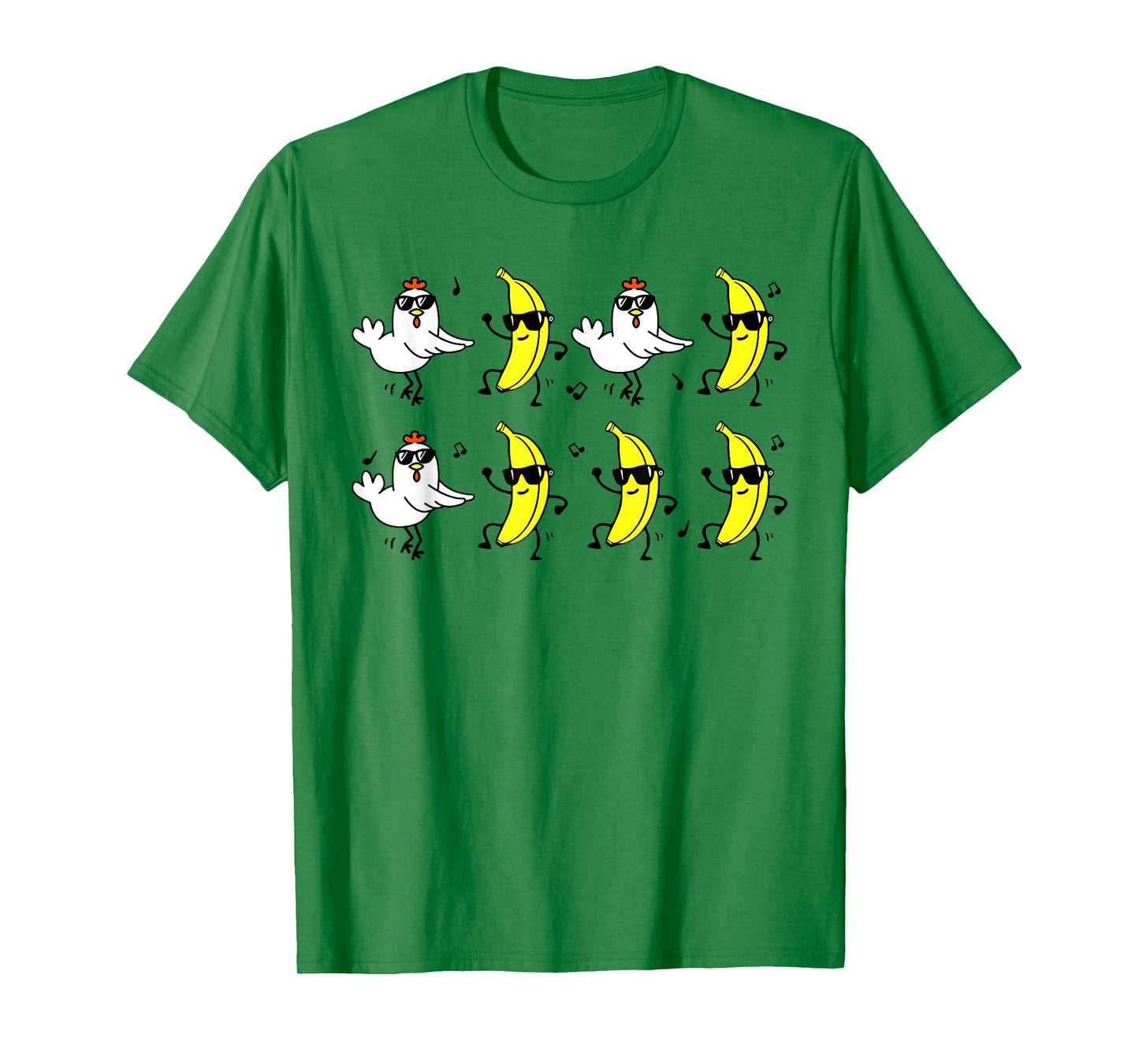 Funny Chicken Banana For Men Women Teens Kids T-Shirt