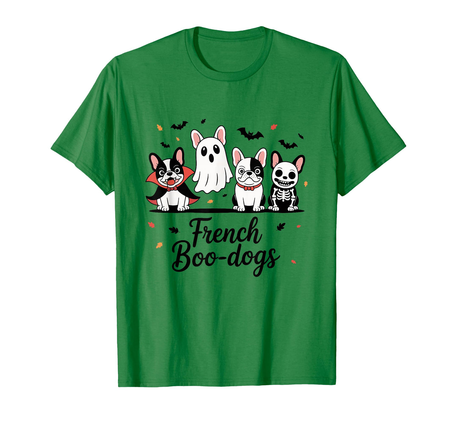 French Boo-Dog Halloween Ghost French Bulldog Fall Autumn T-Shirt