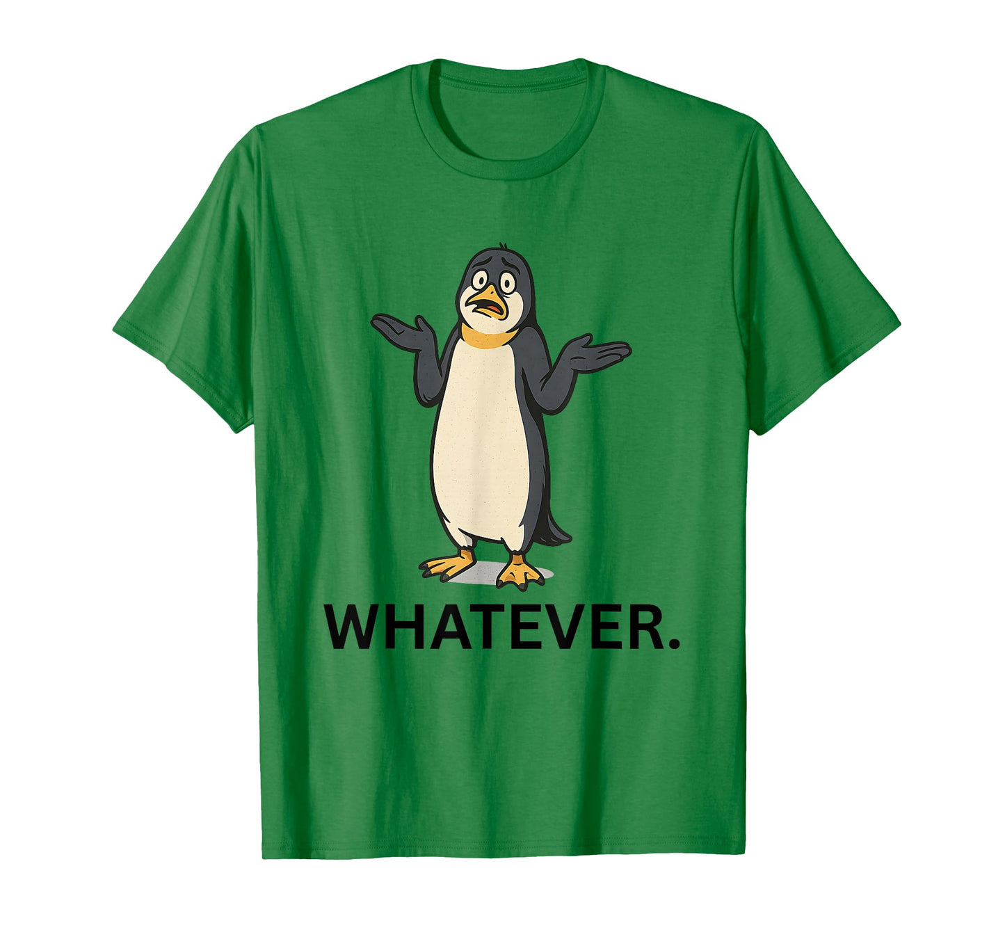 Penguin Shrug Meme – Whatever Tariff Response T-Shirt