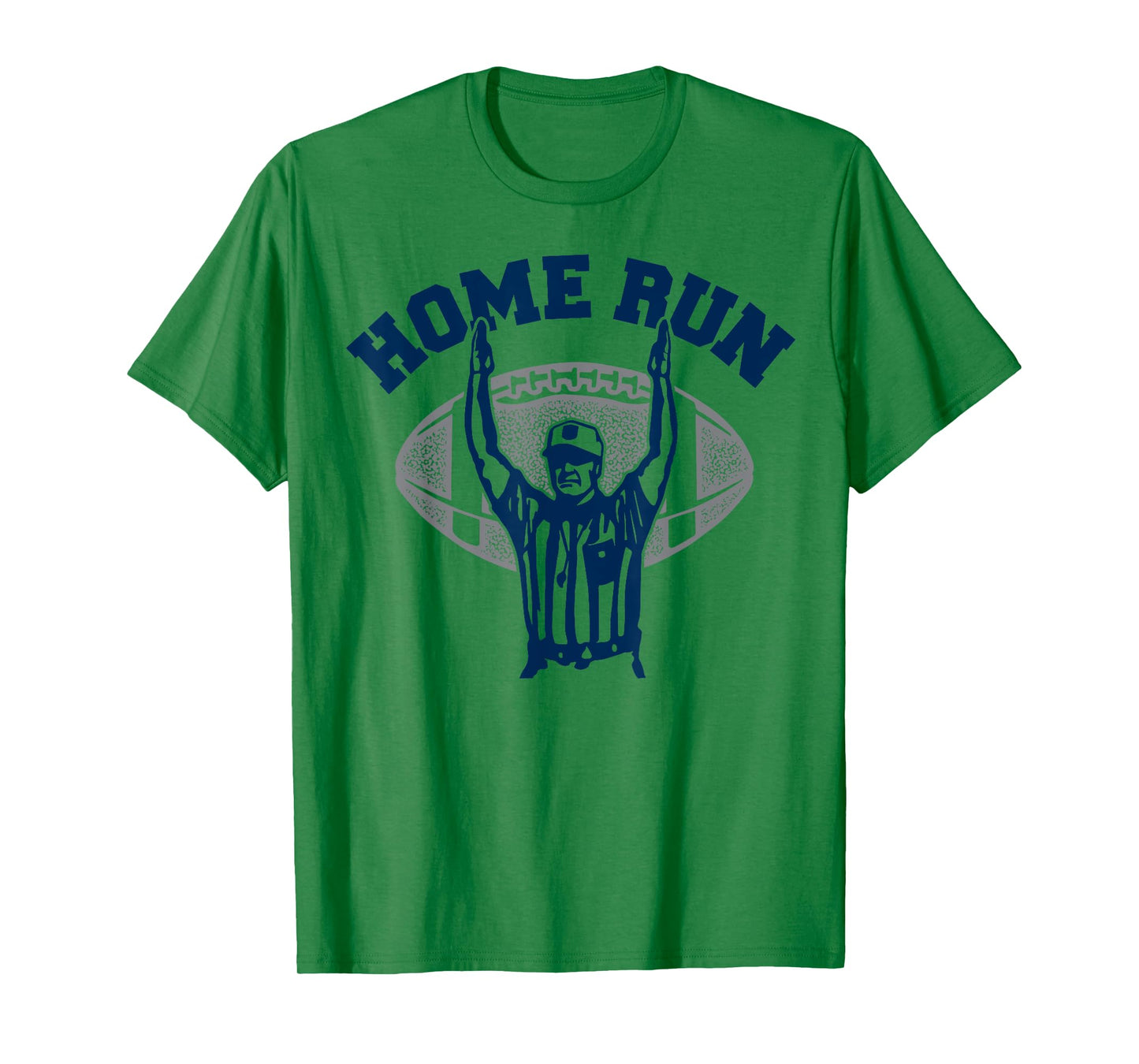 .Funny Football HomeRun Baseball Home Run Football Referee T-Shirt
