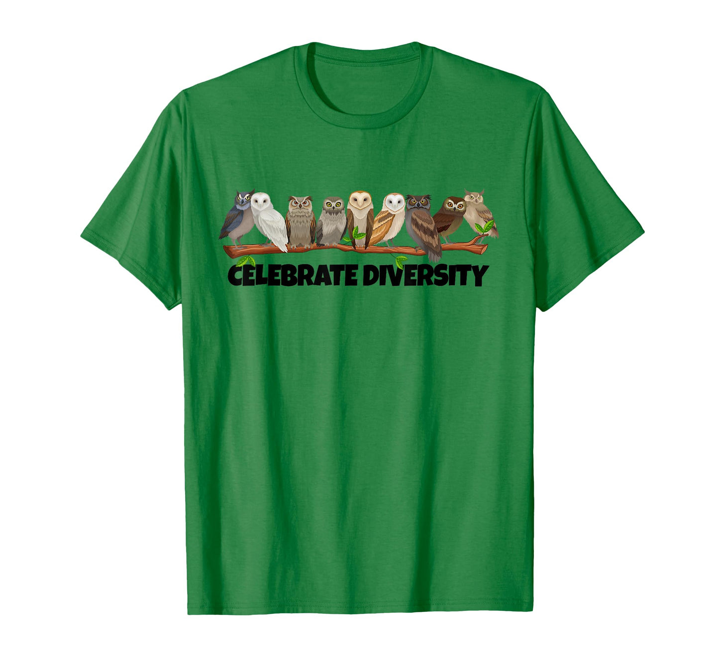 Celebrate Diversity Type of Owls Shirt for Owl Lovers T-Shirt