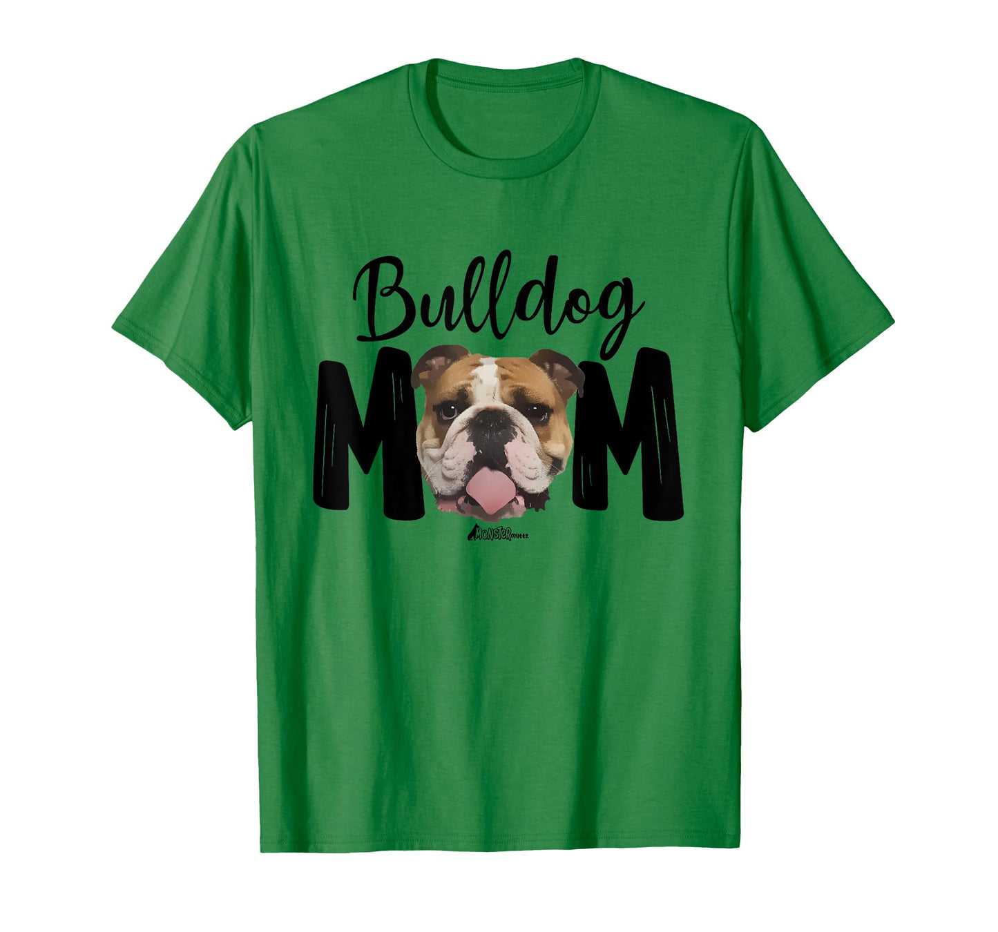 Cute English Bulldog Mom Top, Funny Bully Dog Mom For Women T-Shirt