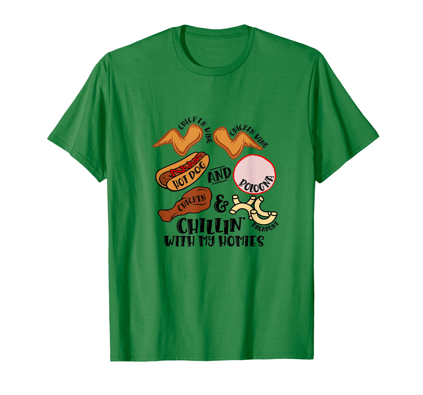 Chicken Wing Chicken Wing Hot Dog & Bologna Viral Song Lyric T-Shirt for Men Women